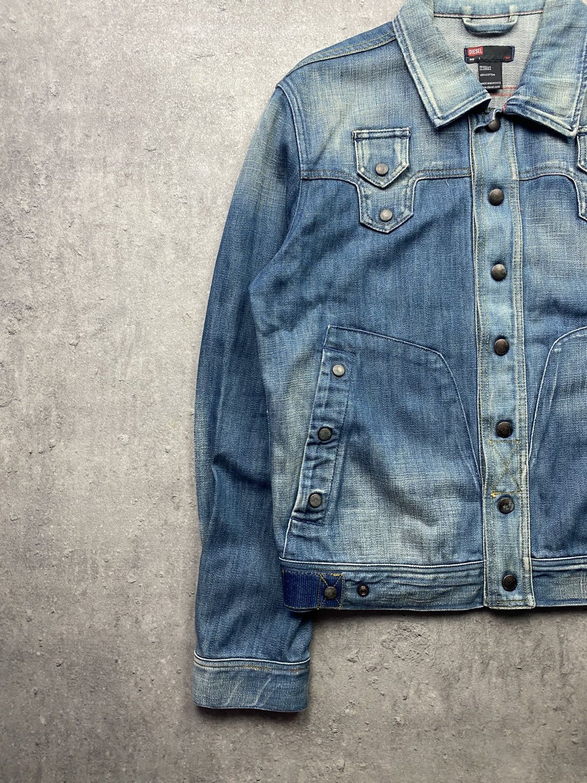 Diesel Denim jacket Diesel J.A.A. jeans vintage rare streetwear y2k Size US L / EU 52-54 / 3 - 8 Thumbnail