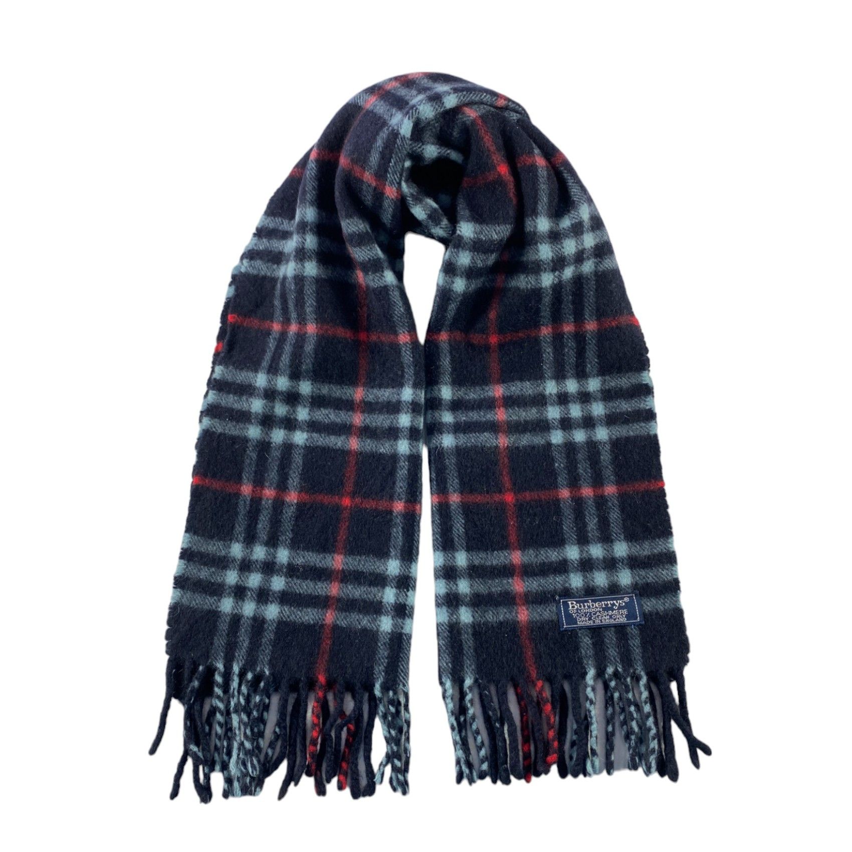 Burberry × Vintage Burberry Scarf / Muffler / Neckwear - WW1600 Size ONE SIZE - 1 Thumbnail