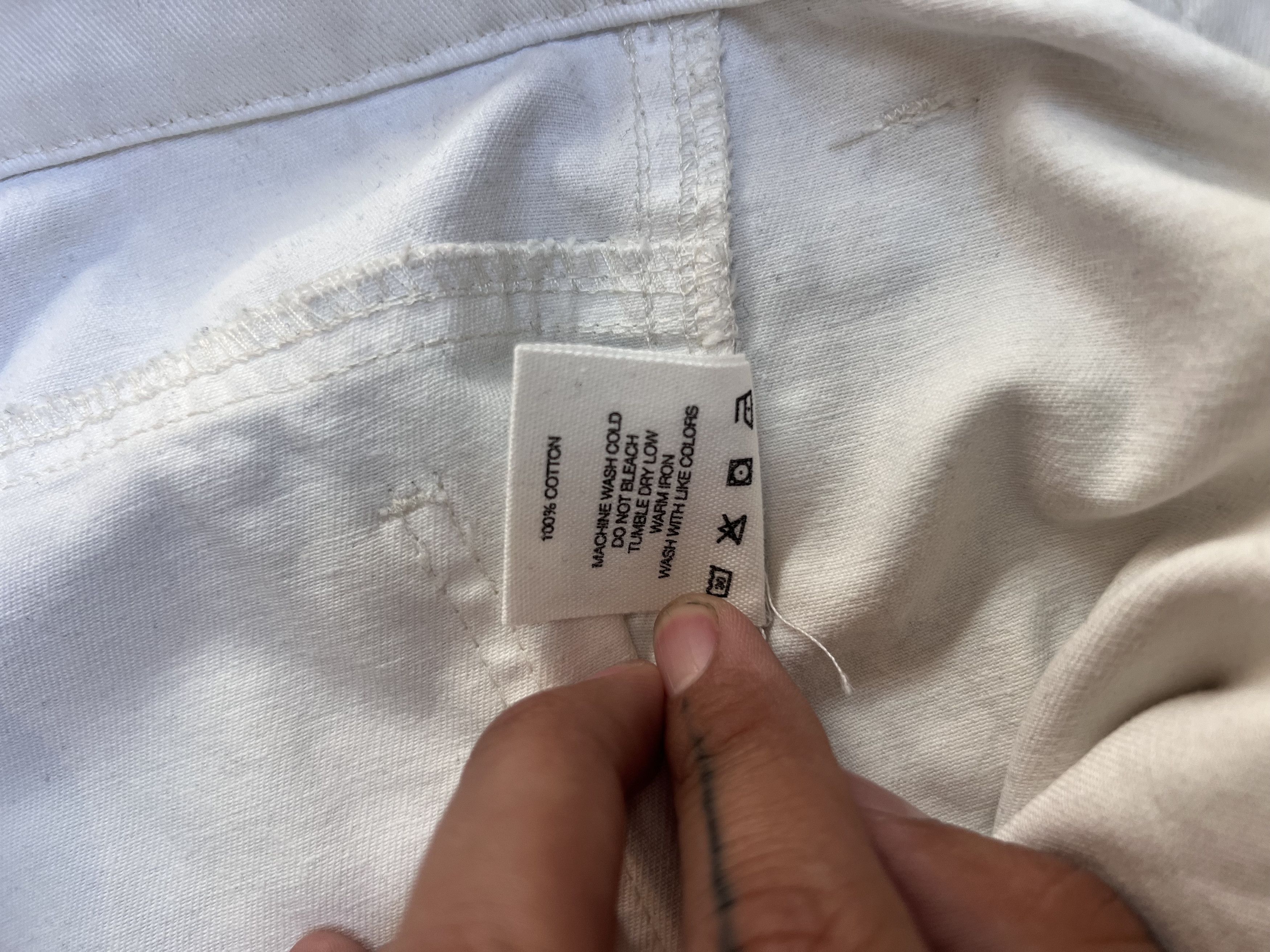 Stüssy blue denim double knee workpants