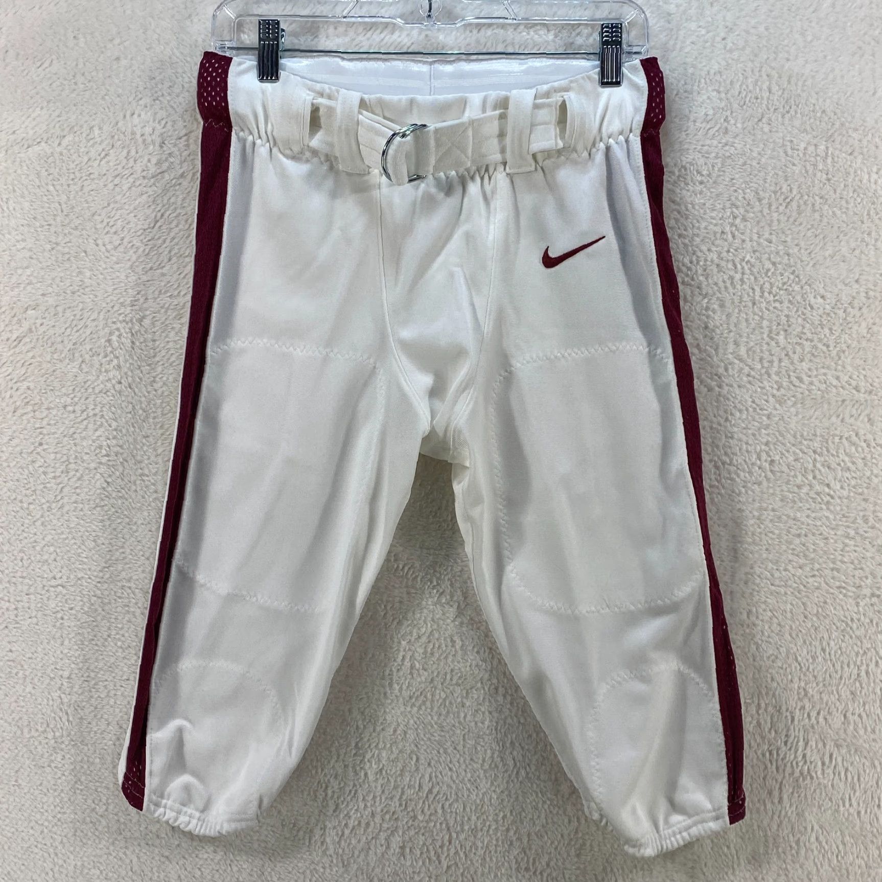 Nike NIKE Football Pants NWT White Crimson Red Mens XL C13771-104 Retail 5 Size US 36 / EU 52 - 2 Thumbnail