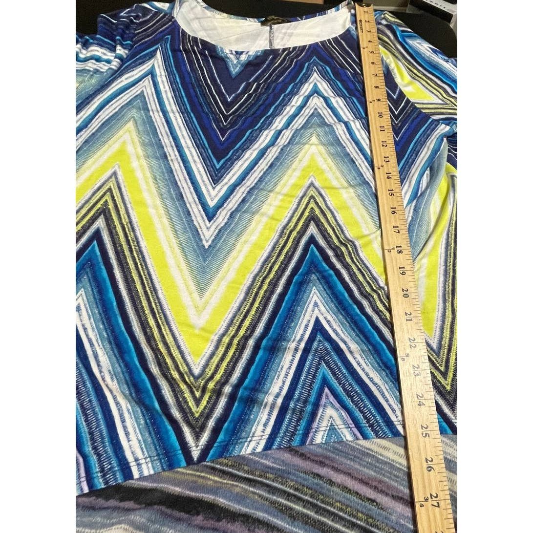 Other Cupio Blue and Green Tunic Size XL / US 12-14 / IT 48-50 - 6 Thumbnail