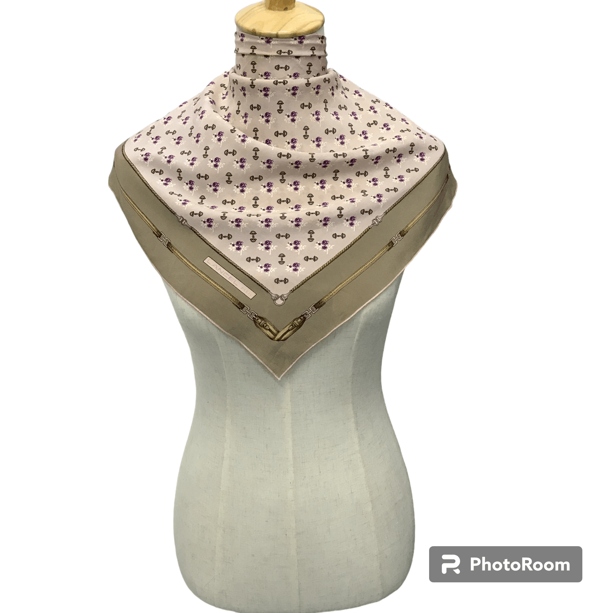 Lancel Silk Scarf M34