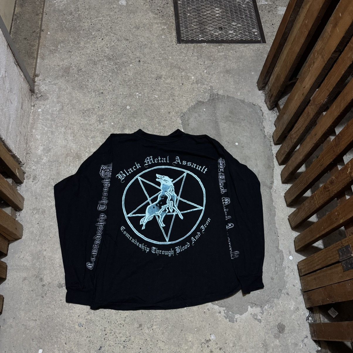 Band Tees × Vintage Vintage 90’s Marduk Metal Assault longsleeve Size US XL / EU 56 / 4 - 2 Thumbnail
