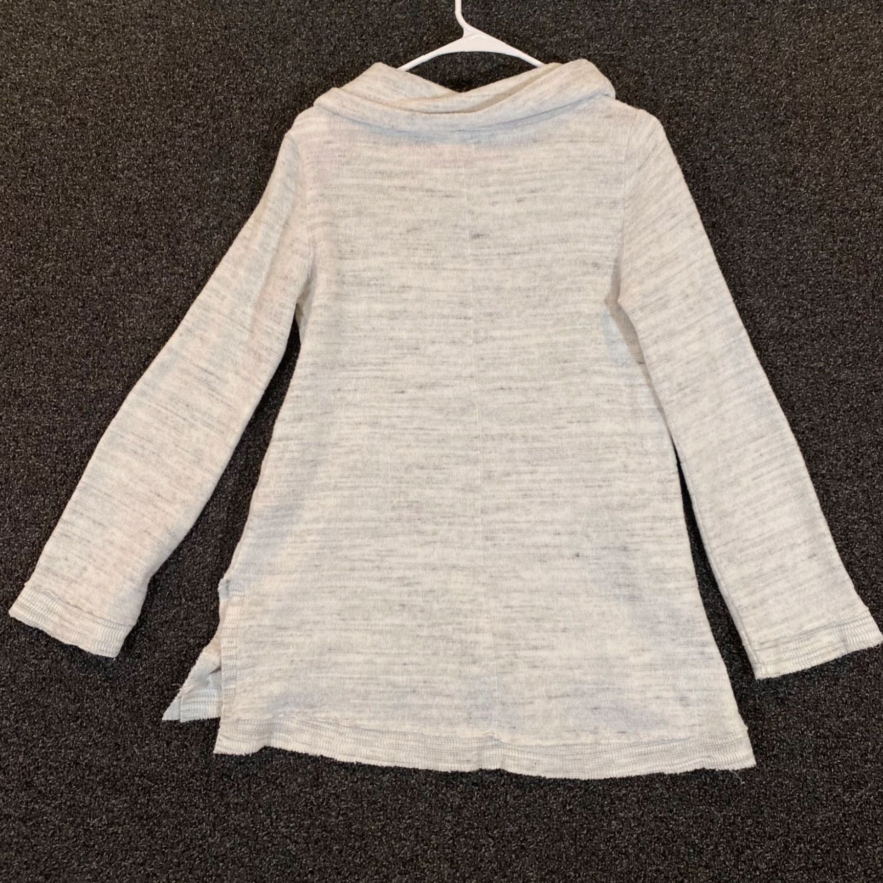 Anthropologie Maeve Anthropologie Sweater Womens Small Gray White Pullover Cowl Neck Long Sleeve Knit Pullover Classic Casual Workwear Vintage No Size S / US 4 / IT 40 - 7 Thumbnail