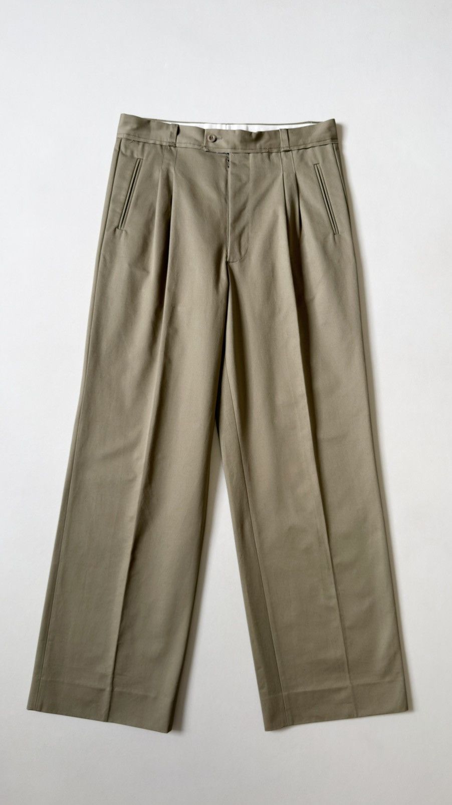 Maison Margiela S/S 22 ‘Reworked Waist Band’ Wide Leg Pants Size US 32 / EU 48 - 2 Thumbnail