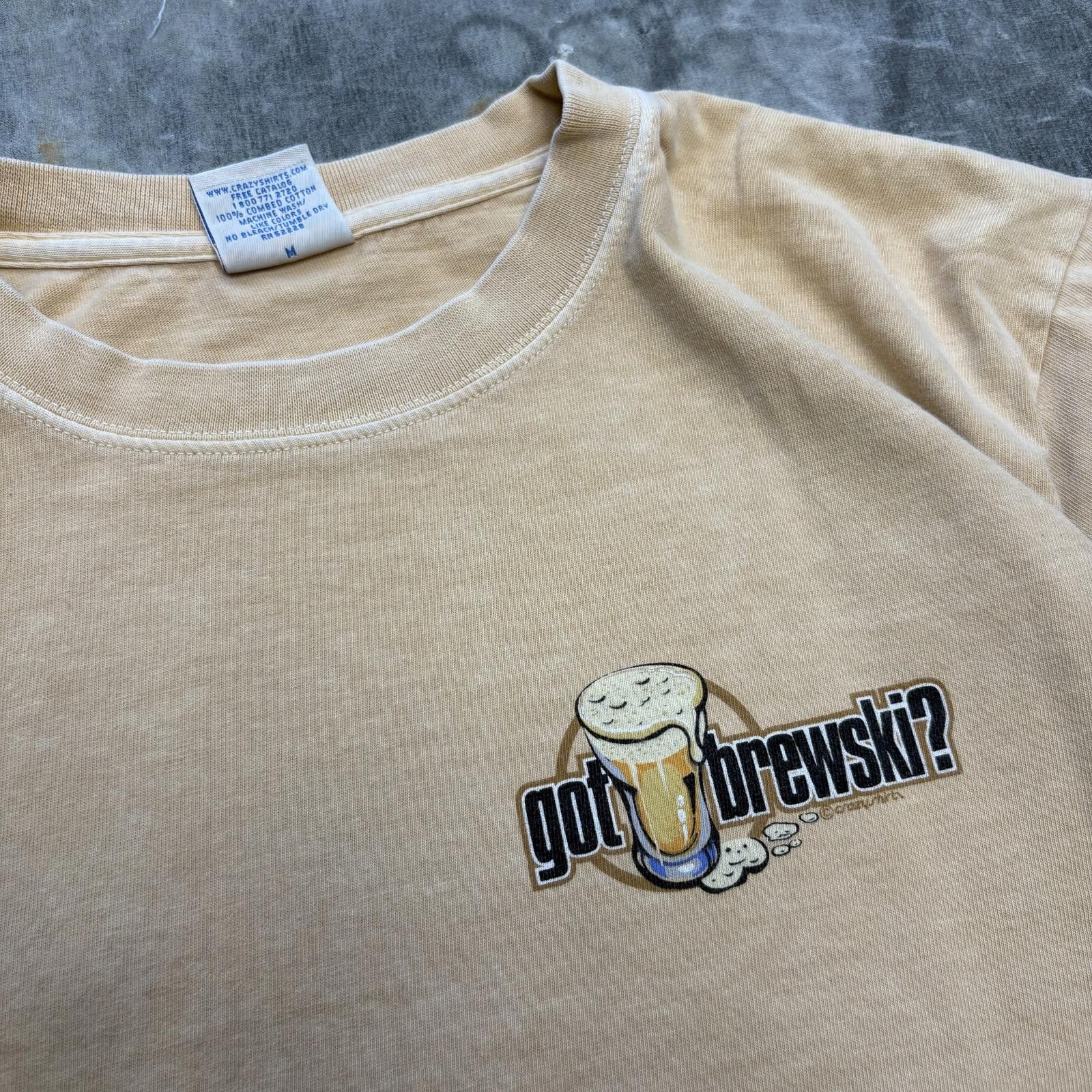 Vintage Vintage Y2K Mr. Brewski Beer Is Yummy Funny Alcohol Shirt Size US M / EU 48-50 / 2 - 4 Thumbnail