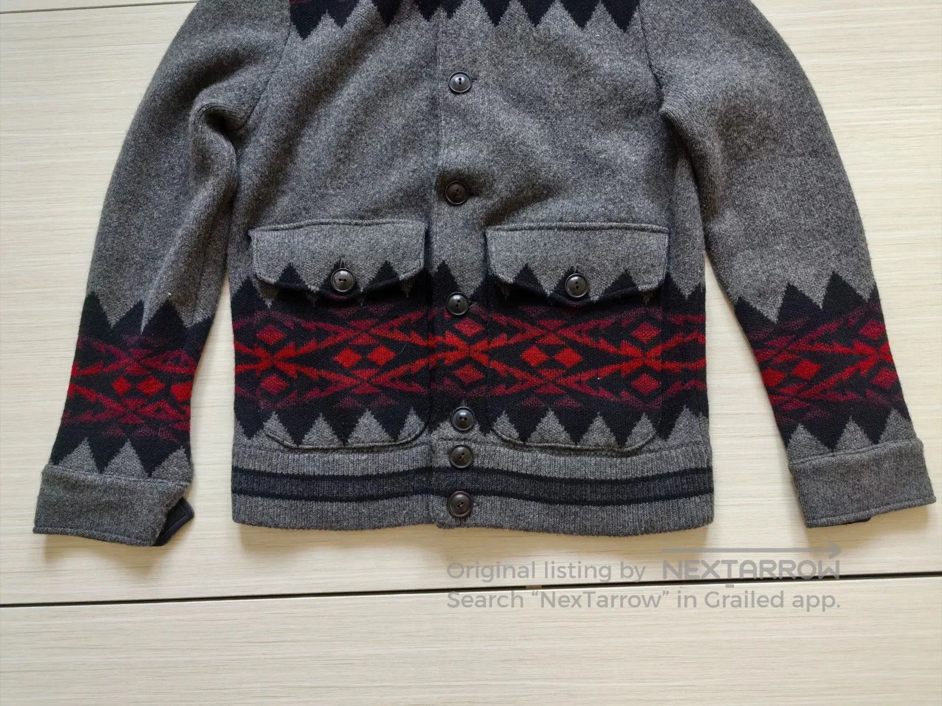 RRL Ralph Lauren rrl double rl vintage indian wool cardigan. Size US S / EU 44-46 / 1 - 4 Thumbnail