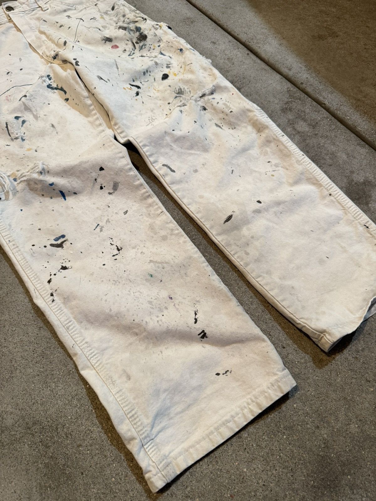 Dickies Vintage Dickies Paint Splatter Pants Size US 32 / EU 48 - 3 Thumbnail