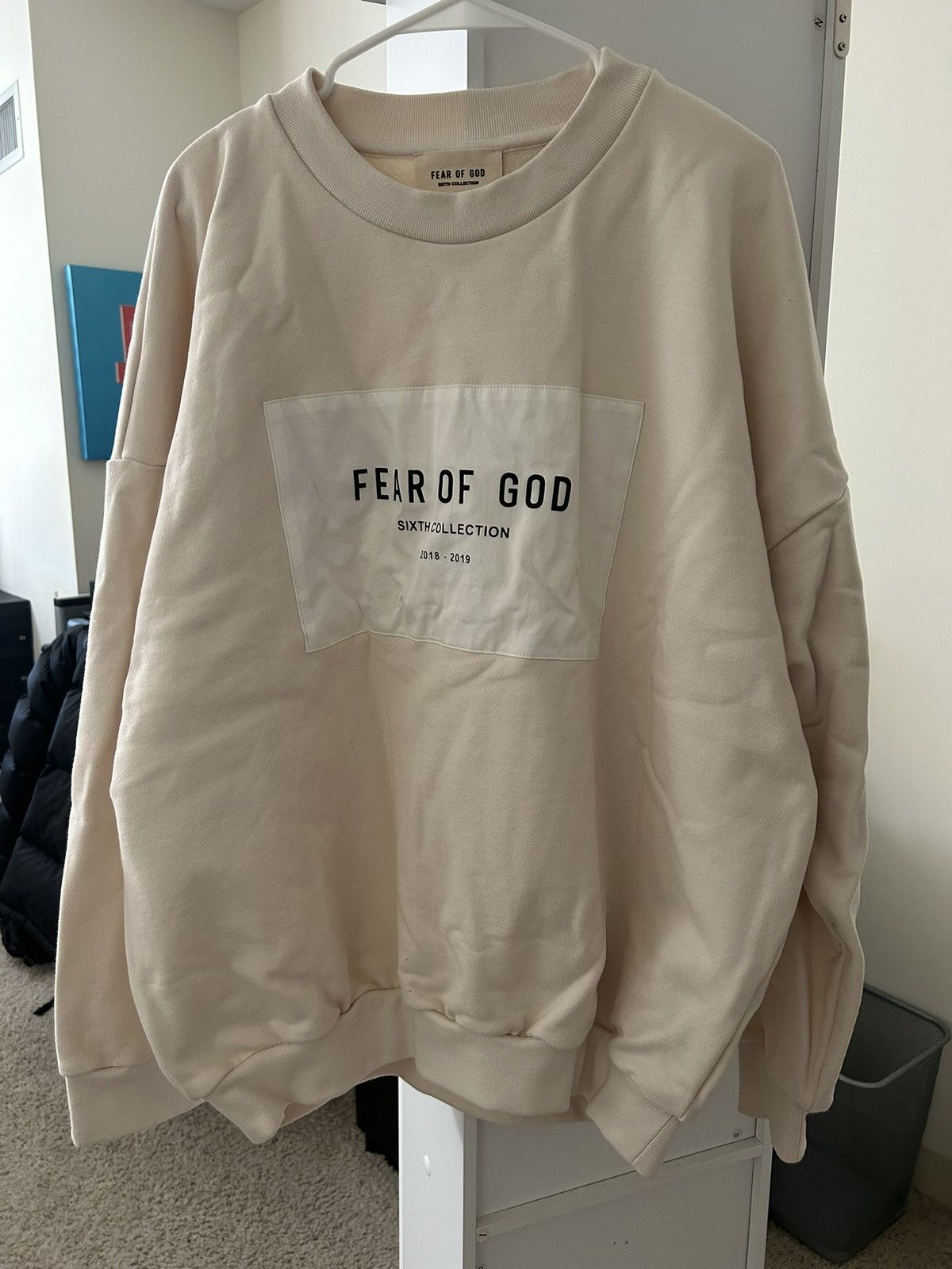 Fear of God Sixth Collection Logo Crewneck Size L