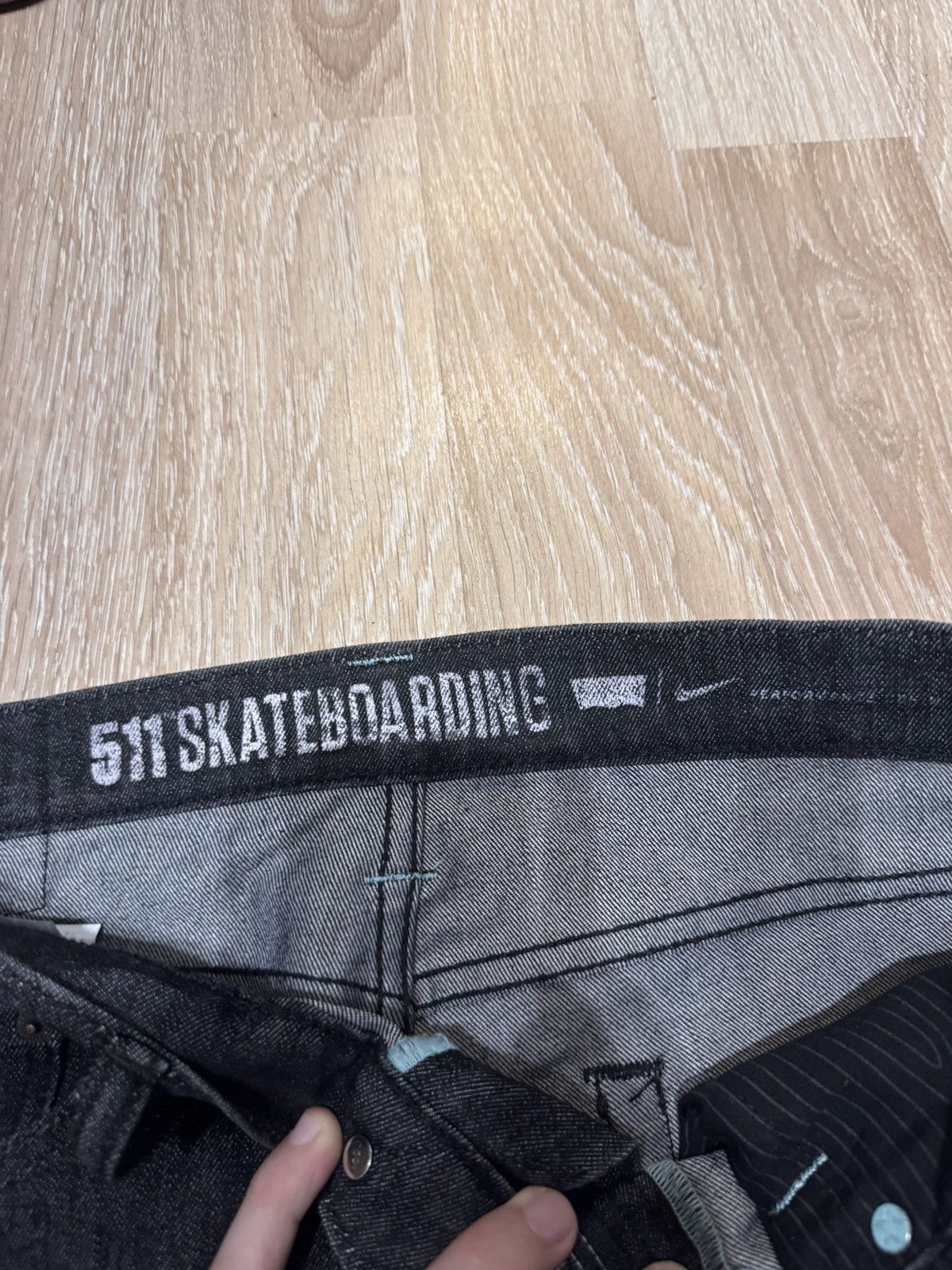 Levi's × Nike Levi's x Nike SB Skateboarding Men's 511 Denim Jeans 34x32 B Size US 34 / EU 50 - 4 Thumbnail