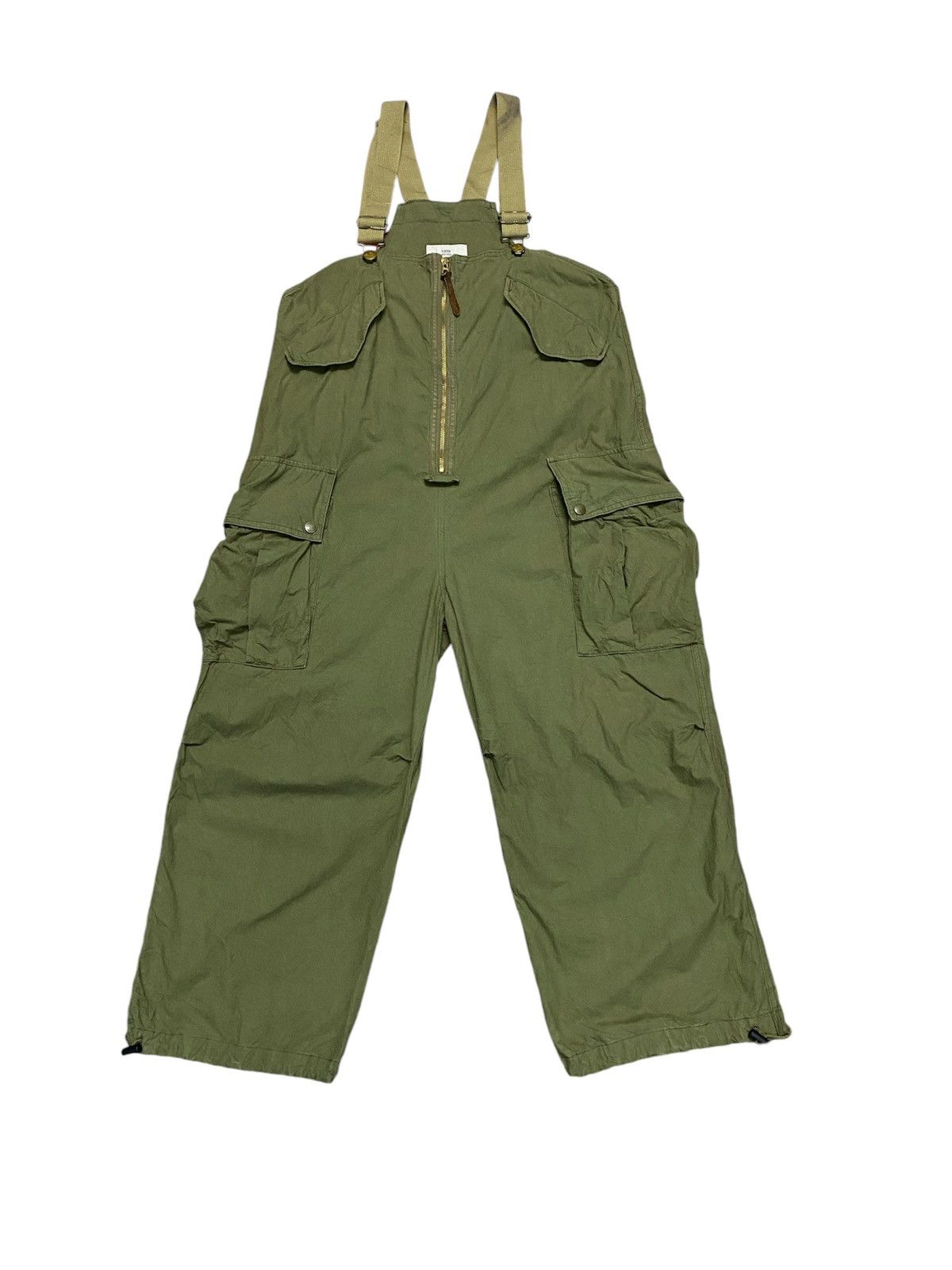 Japanese Brand × Vintage Rara vintage RNA-N produck overall cargo flare pant Size US 40 / EU 56 - 1 Thumbnail