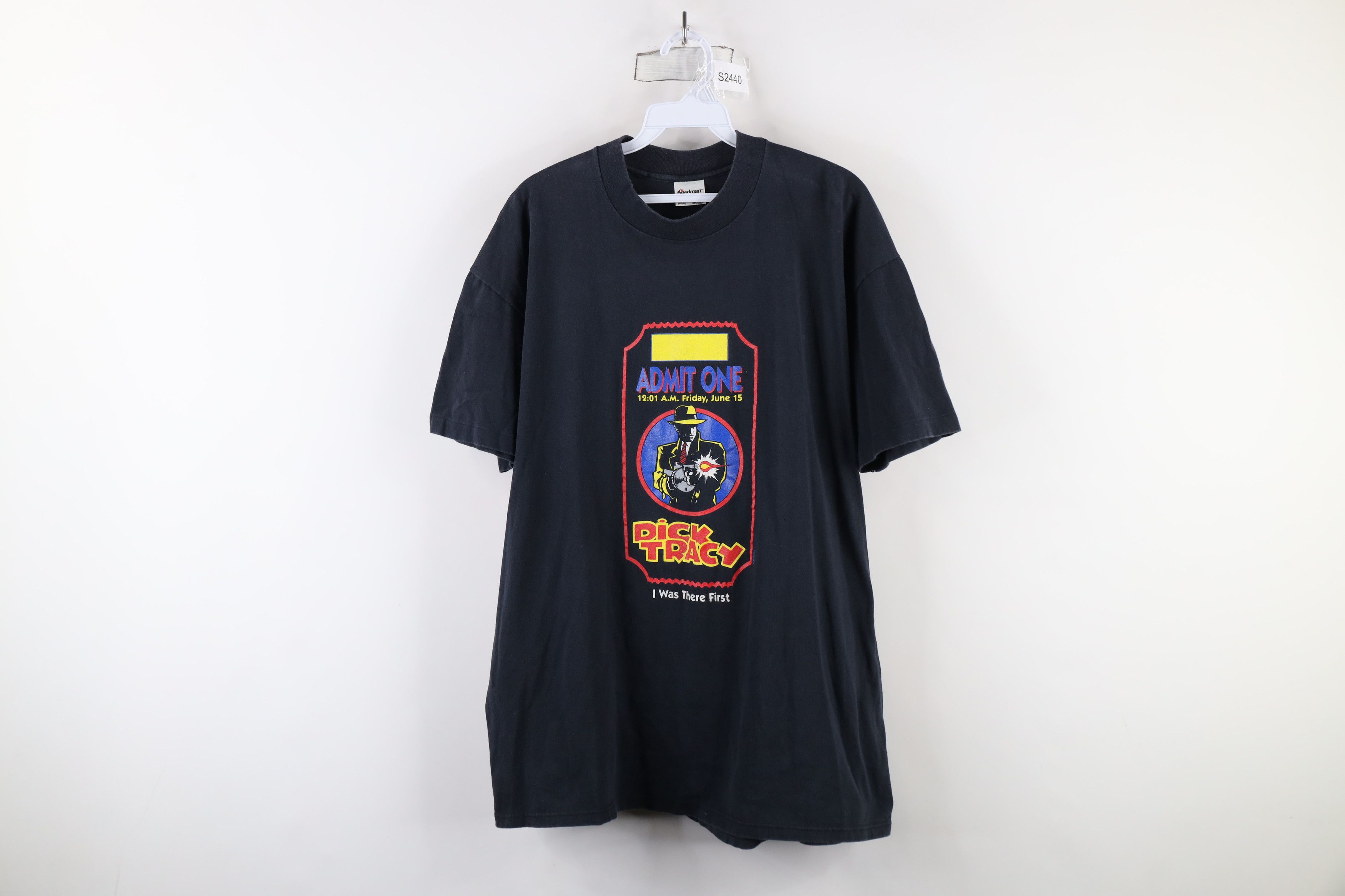 Vintage 90s Disney Dick Tracy Movie Short Sleeve T-Shirt USA