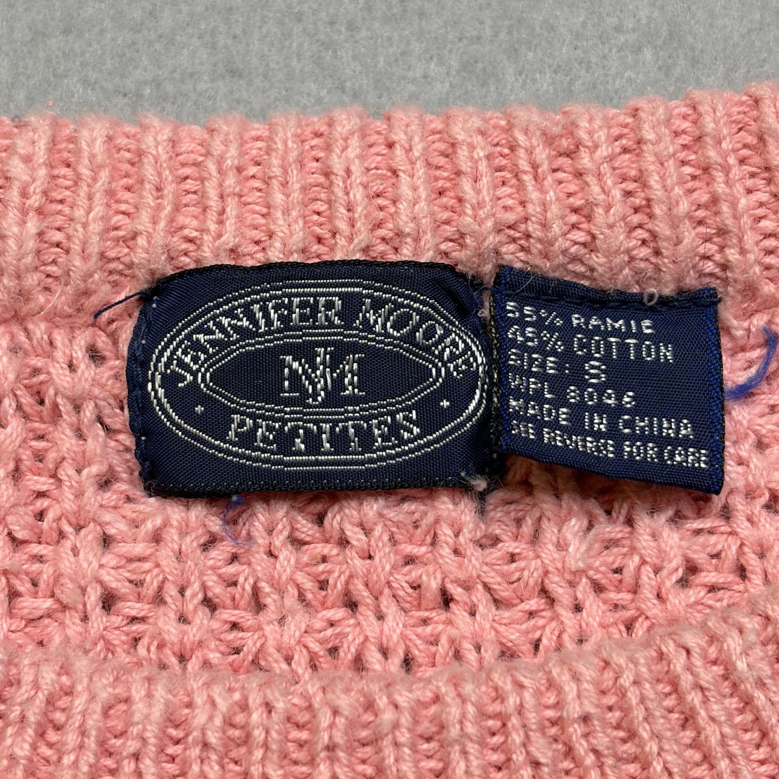 Other Vintage Newport News Petite Chunky Knit Sweater Cottagecore Size S / US 4 / IT 40 - 3 Thumbnail