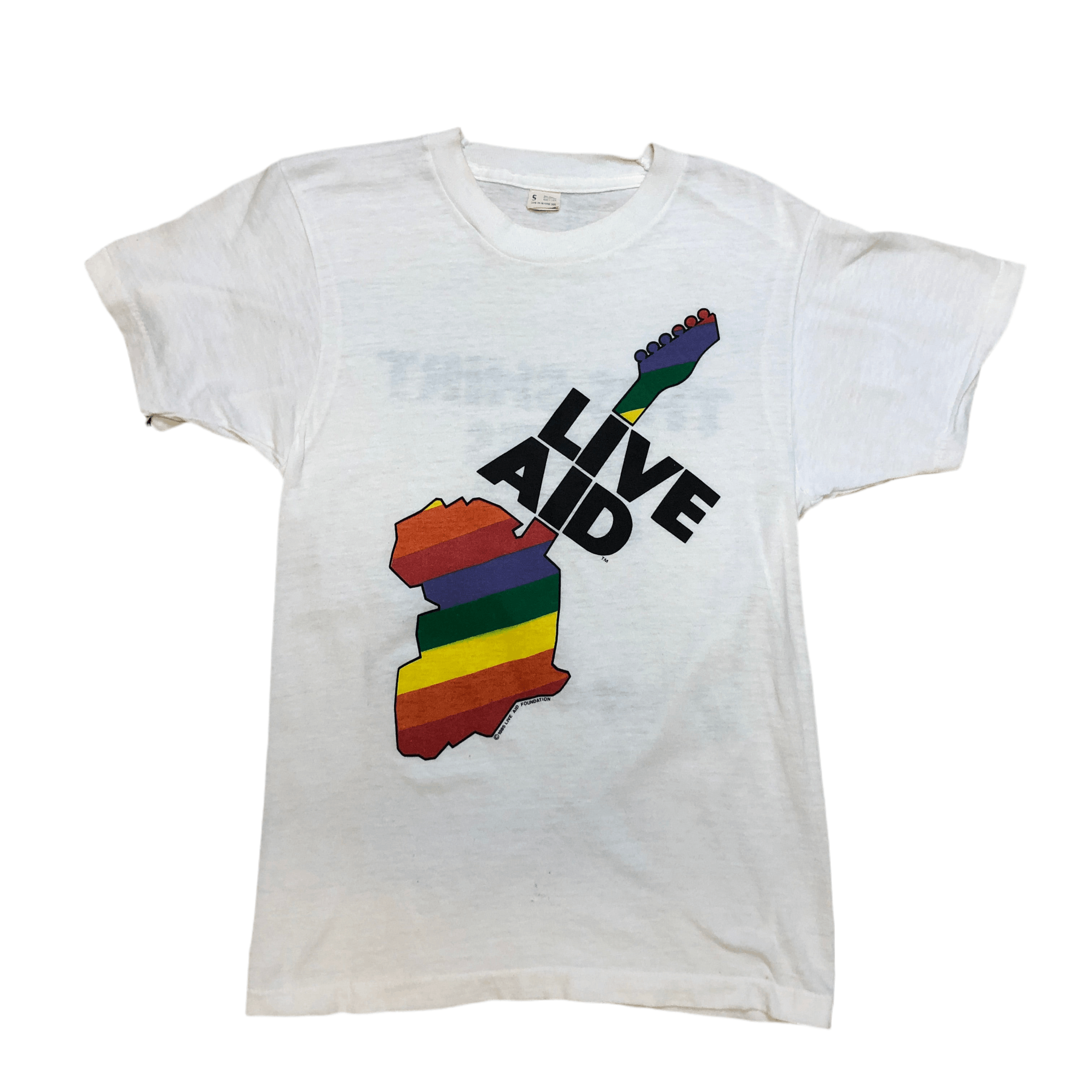 Other 1985 Live Aid Music Festival "This Shirt Saves Lives" Made In USA Screen Stars Single Stitch T-Shirt Size Small Size US S / EU 44-46 / 1 - 1 Thumbnail