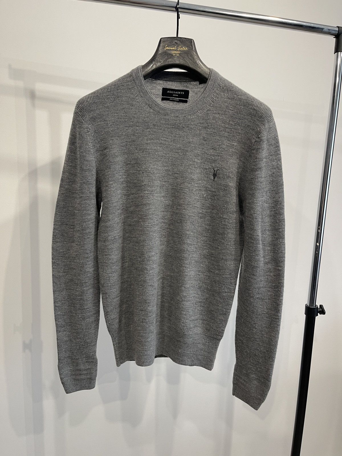 Allsaints Allsaints wool sweater grey S Size US S / EU 44-46 / 1 - 1 Thumbnail