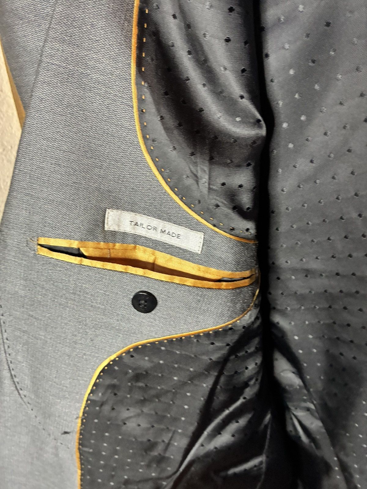 Juun.J JUUN.J "LONE" Collection – Structured Gray Tailored Blazer Size 48R - 3 Thumbnail