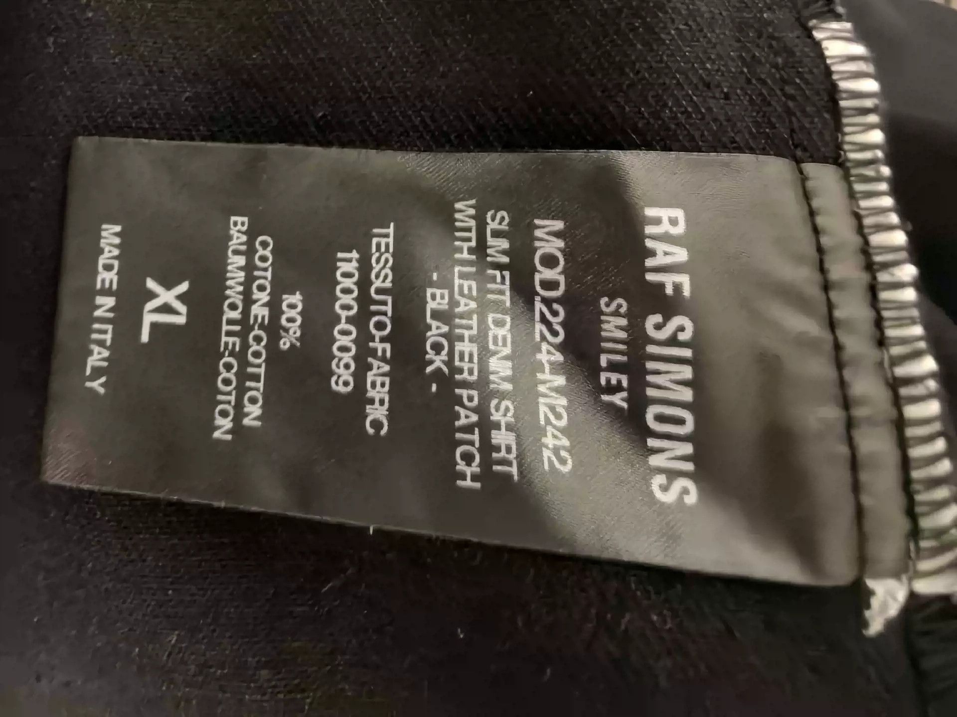 Raf Simons RAF SIMONS long sleeve denim shirt-2505 Size US XL / EU 56 / 4 - 5 Thumbnail