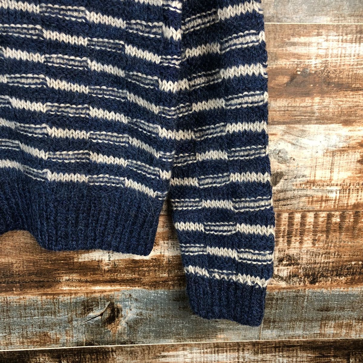 Homespun Knitwear Japan vintage Blue Knitwear #A1656 Size US XS / EU 42 / 0 - 8 Thumbnail