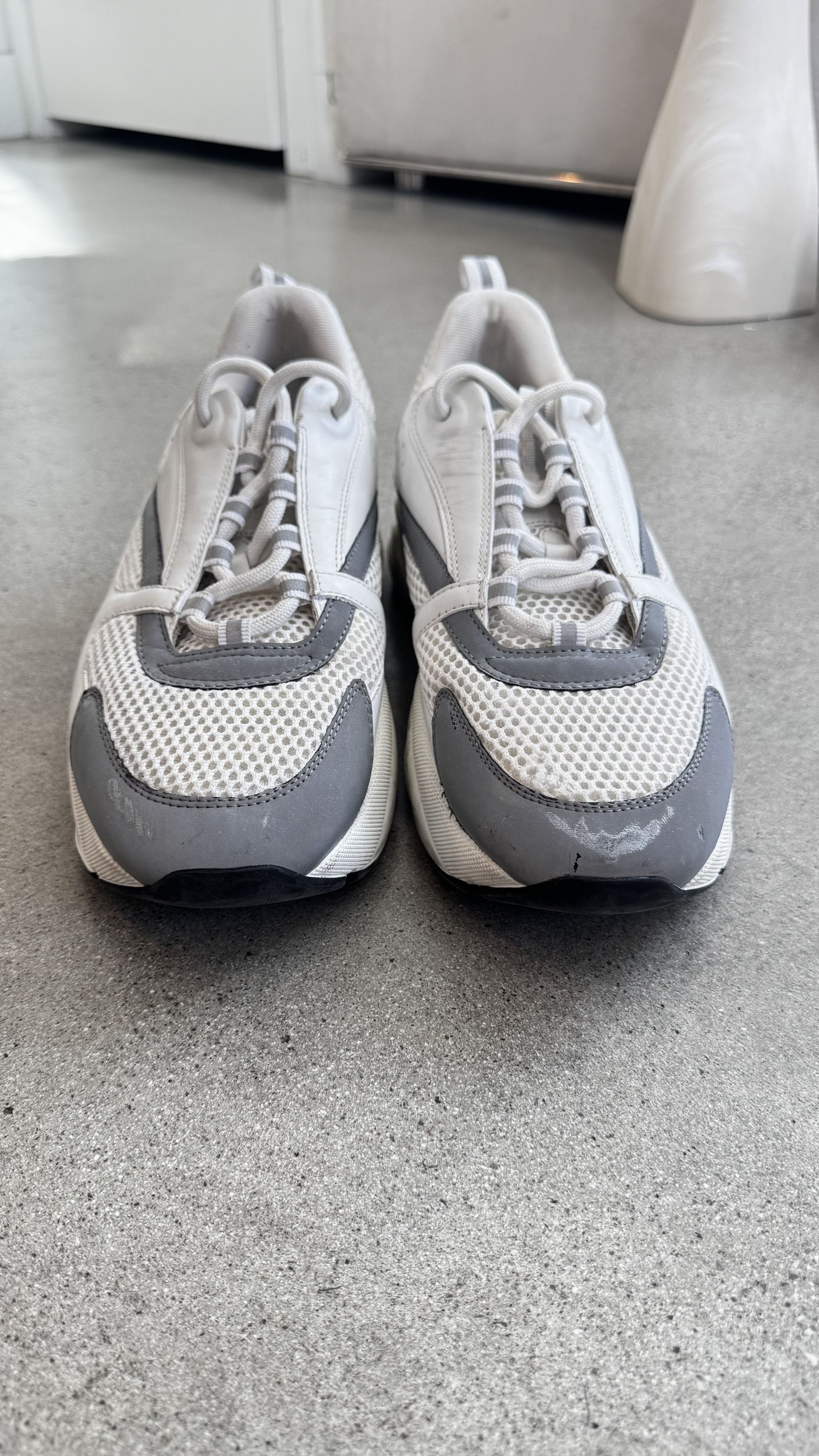 Dior Dior B22 Chunky Sneakers White Grey Size 45 Authentic Size US 12 / EU 45 - 3 Thumbnail