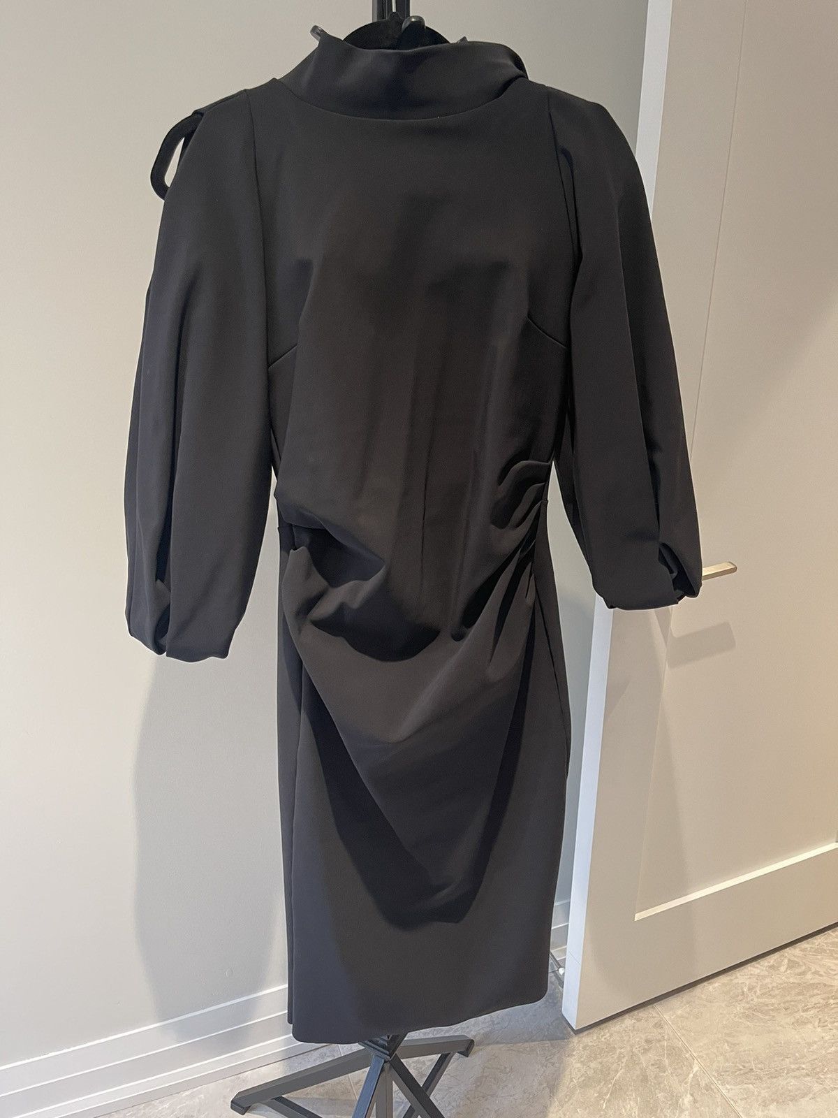 image of Chiara Boni Black Dress, Women's (Size Small)