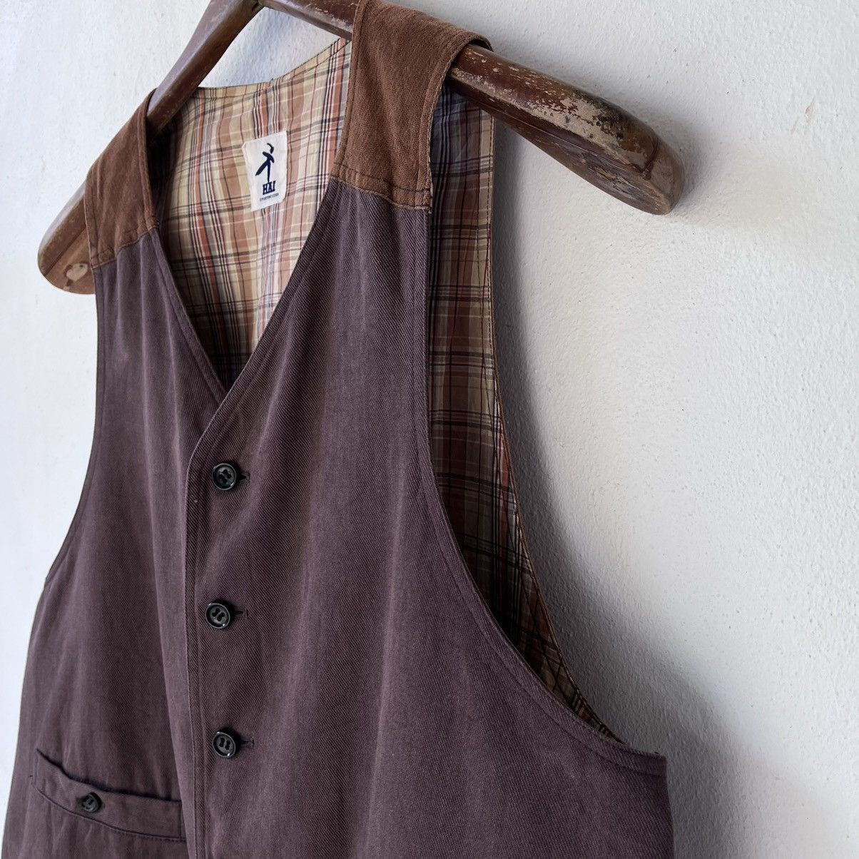 Hai Sporting Gear Hai Sporting Gear by Issey Miyake Mixed Fabric Vest Size US S / EU 44-46 / 1 - 4 Thumbnail