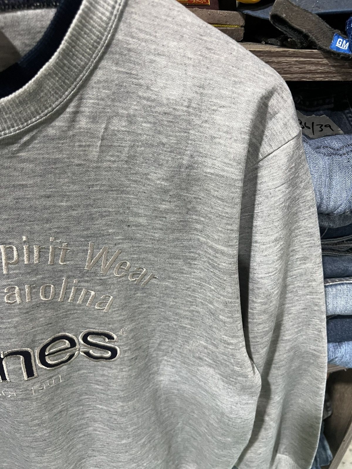 Hanes 🔥Vintage Hanes North Carolina Crewneck Sweatshirt Size US M / EU 48-50 / 2 - 6 Thumbnail