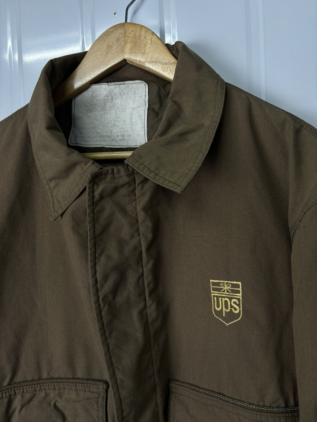 Vintage VERY RARE! Vintage 90’s UPS WorkWear Bomber Jacket Size US L / EU 52-54 / 3 - 6 Thumbnail