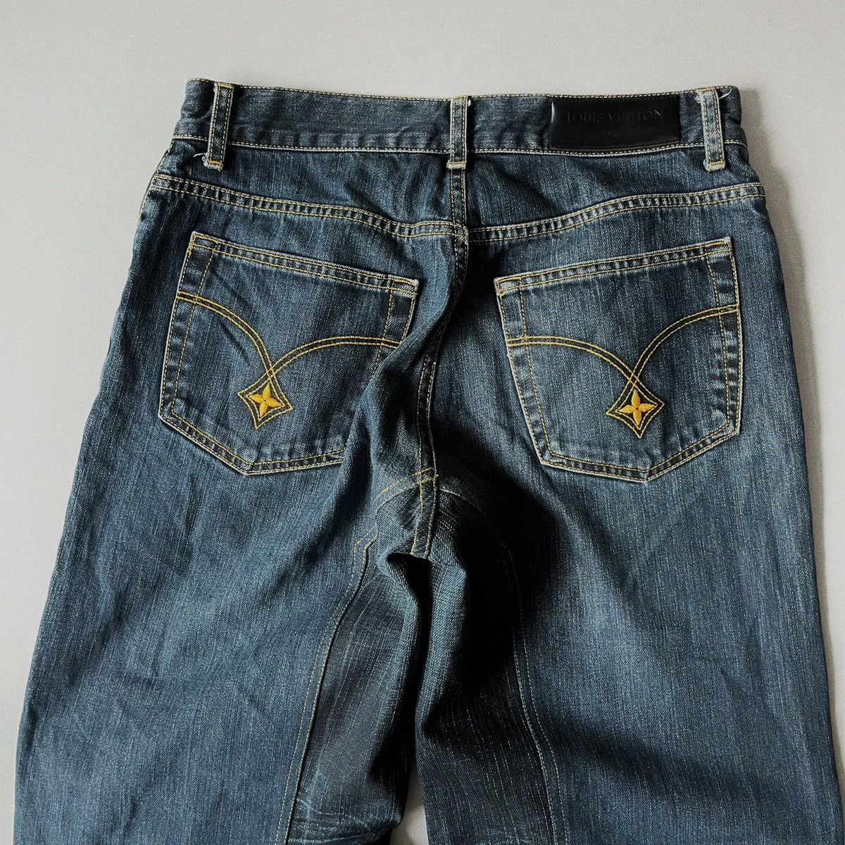 Designer × Japanese Brand × Louis Vuitton Rare 1/1 Deconstructed Louis Vuitton Jeans Size US 32 / EU 48 - 14 Thumbnail