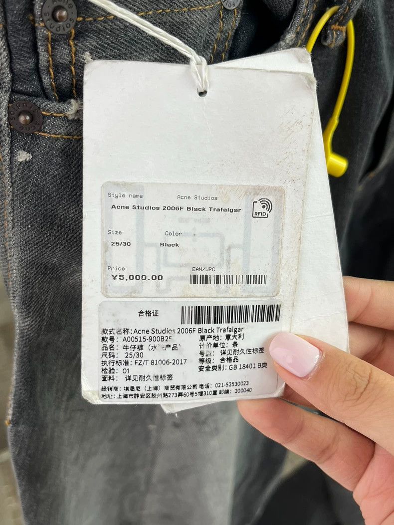Acne Studios acne studiosMachete wash black jeans 2503-Nextarrow Size US 30 / EU 46 - 2 Thumbnail