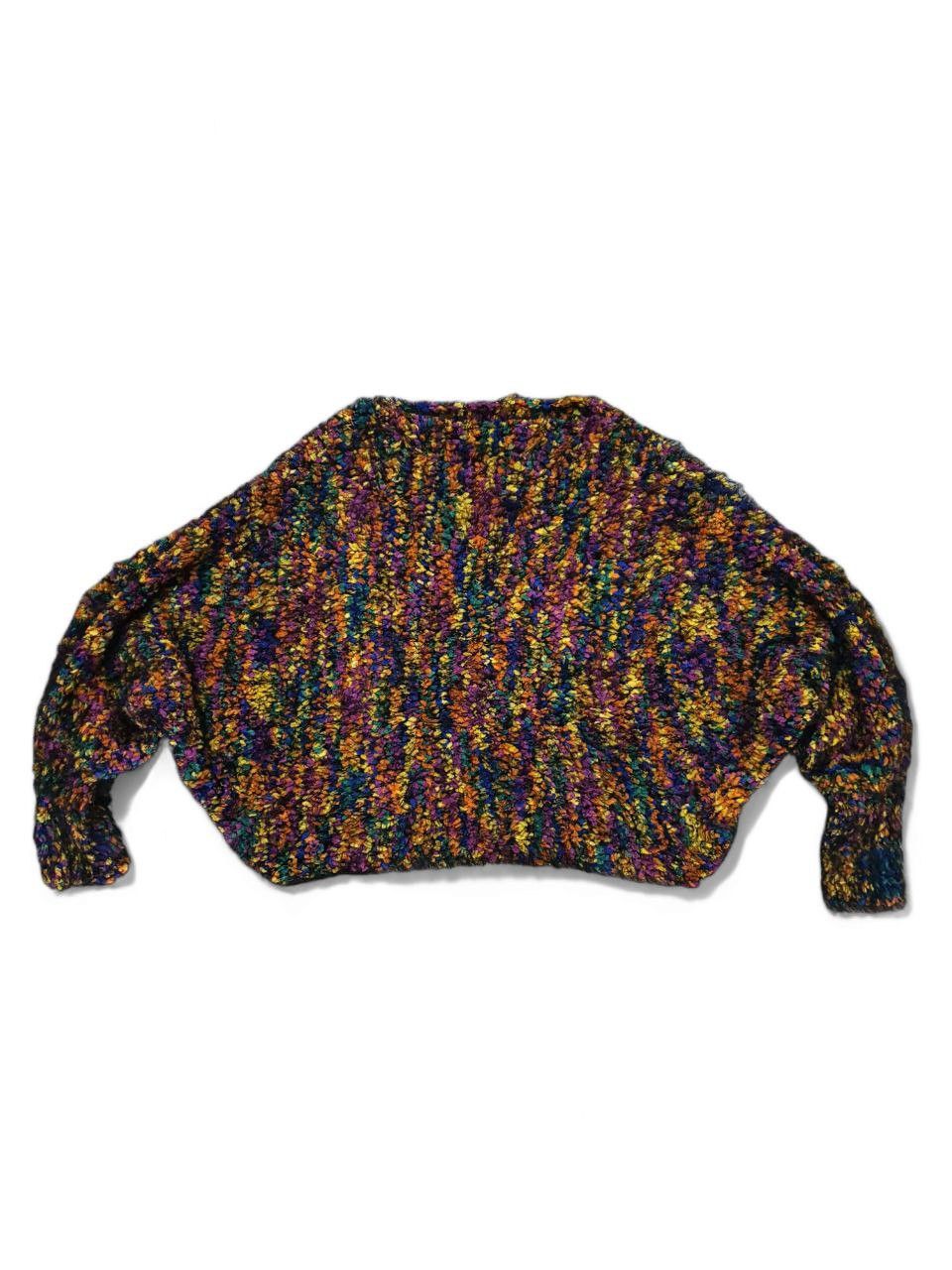 Japanese Brand vintage Chille cropped knit sweater Size M / US 6-8 / IT 42-44 - 1 Thumbnail