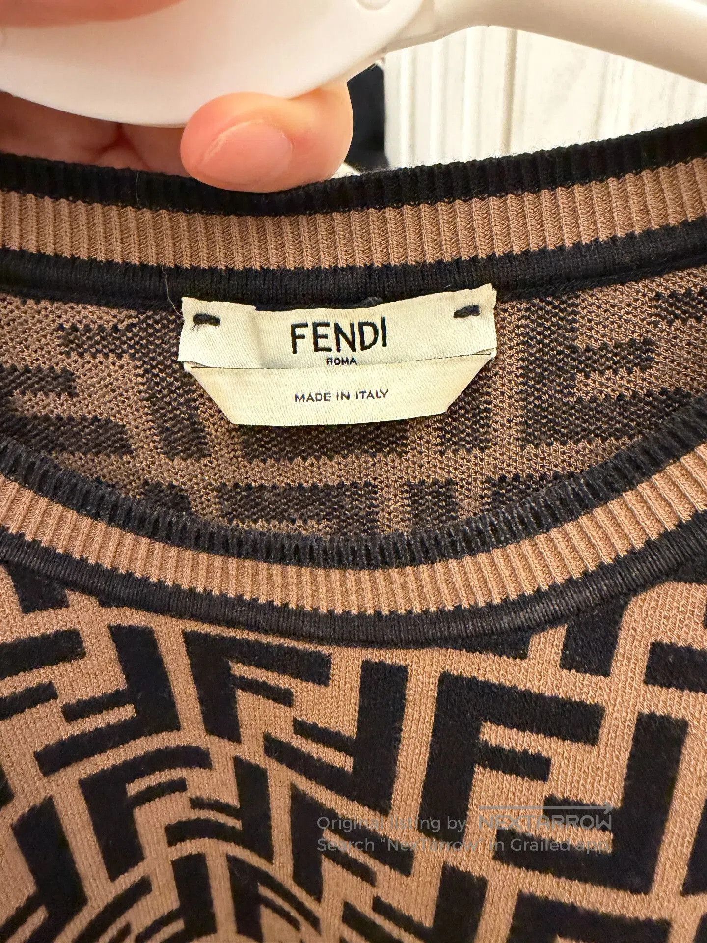 Fendi fendi double f long sleeve knit sweater. Size US M / EU 48-50 / 2 - 4 Thumbnail