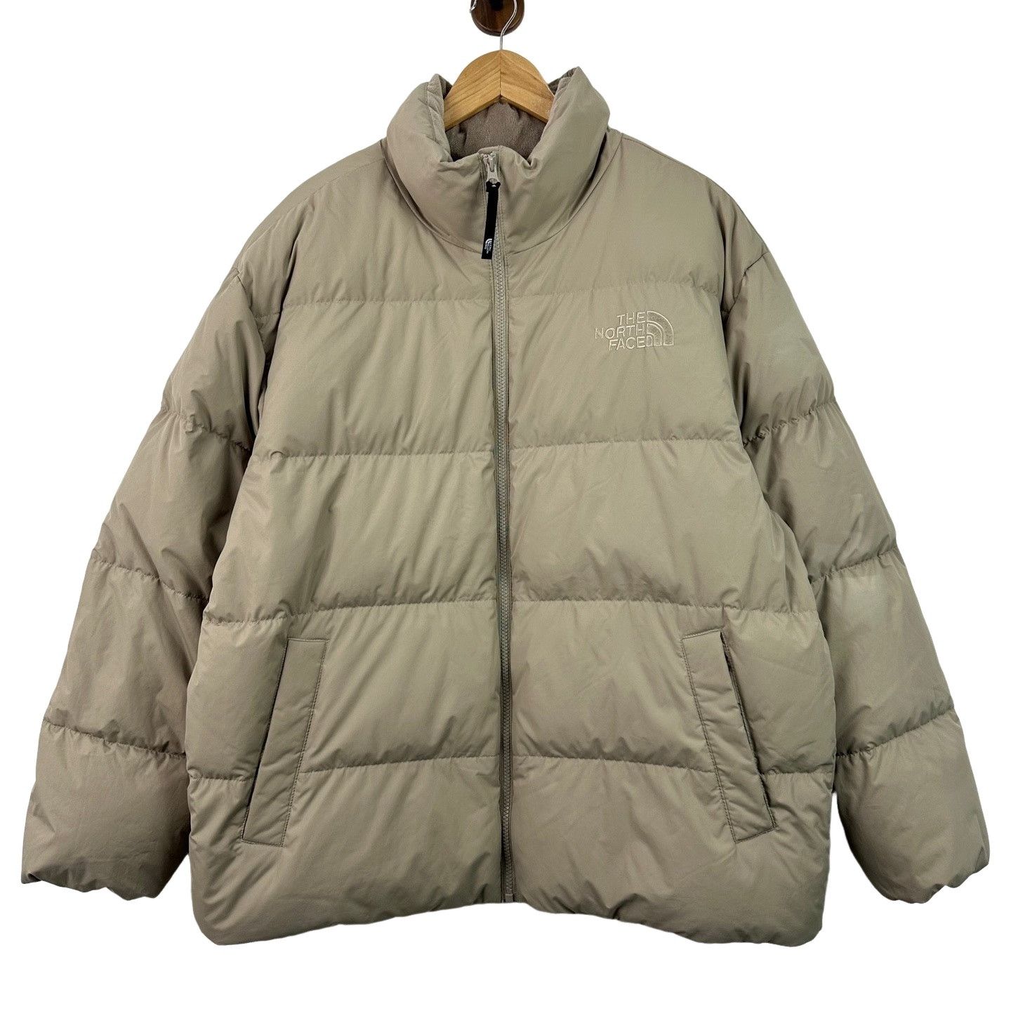 The North Face The North Face Beige Puffer Jacket XL Size US XL / EU 56 / 4 - 1 Thumbnail