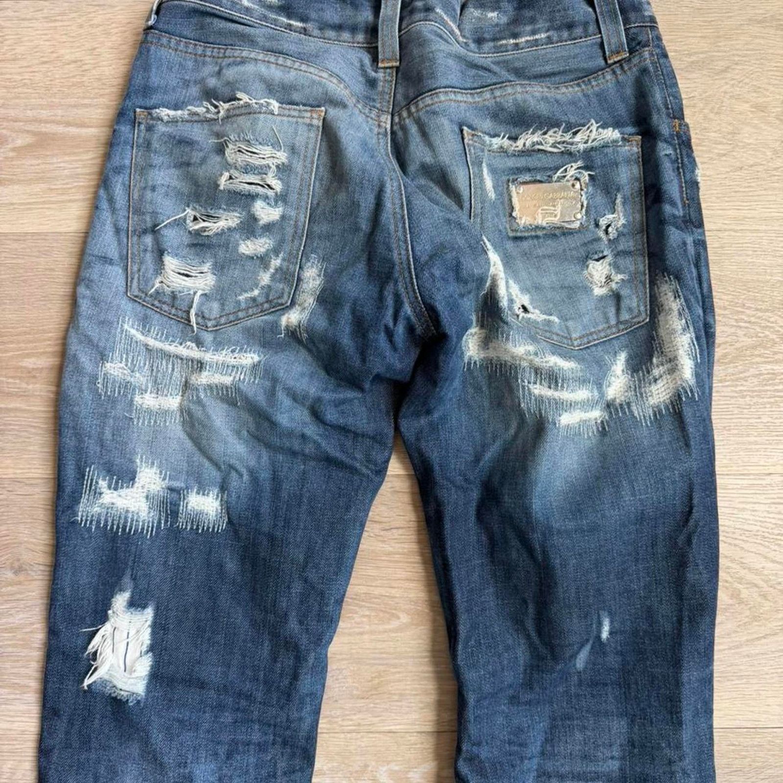 Dolce & Gabbana Dolce & Gabbana Denim Jeans Layered Boxer Pants RARE Y2K Size US 30 / EU 46 - 6 Thumbnail