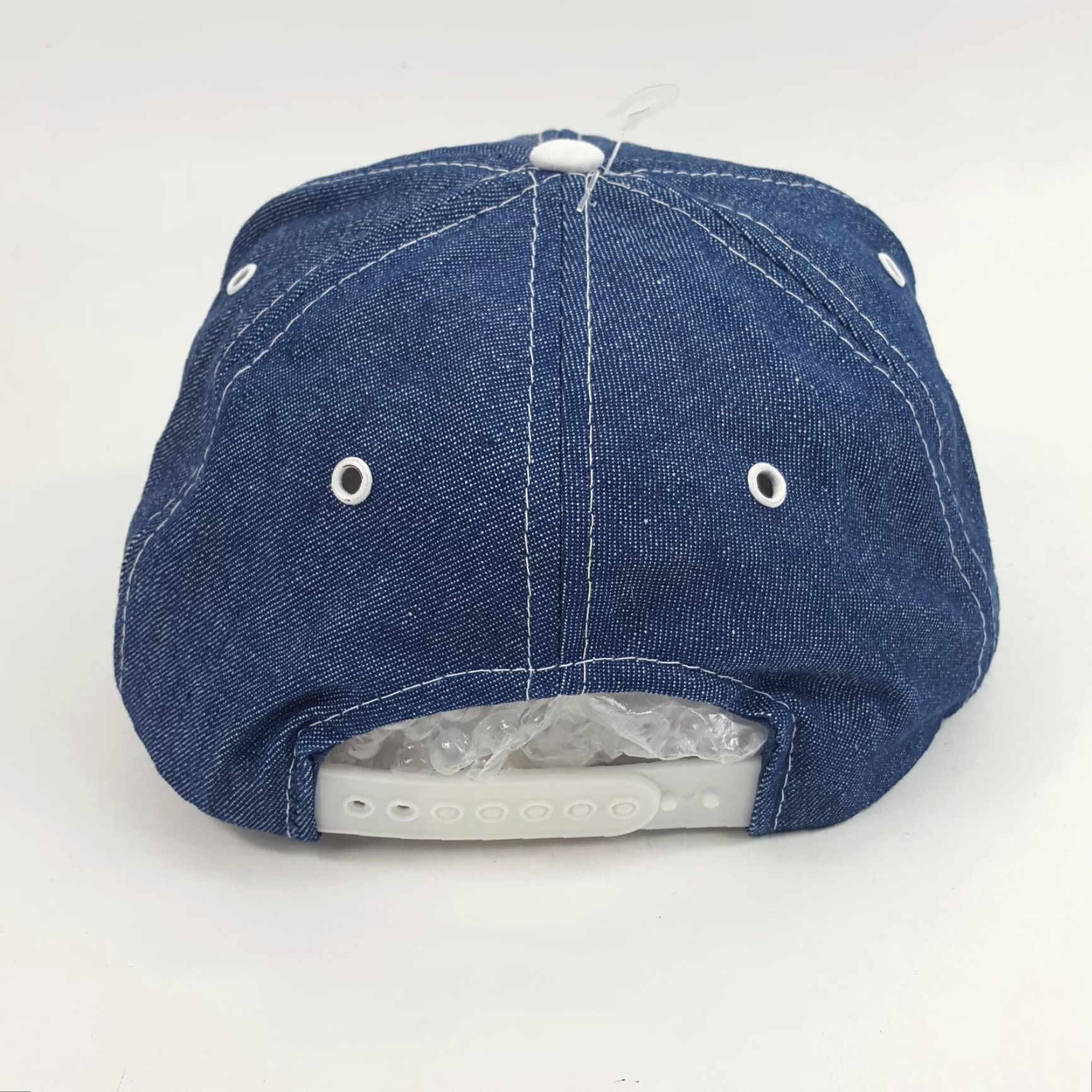 Denime VINTAGE 80s Cardinal Denim Trucker Hat Adjustable Snapback Cap Patch Blue One Size Mens Size ONE SIZE - 5 Thumbnail