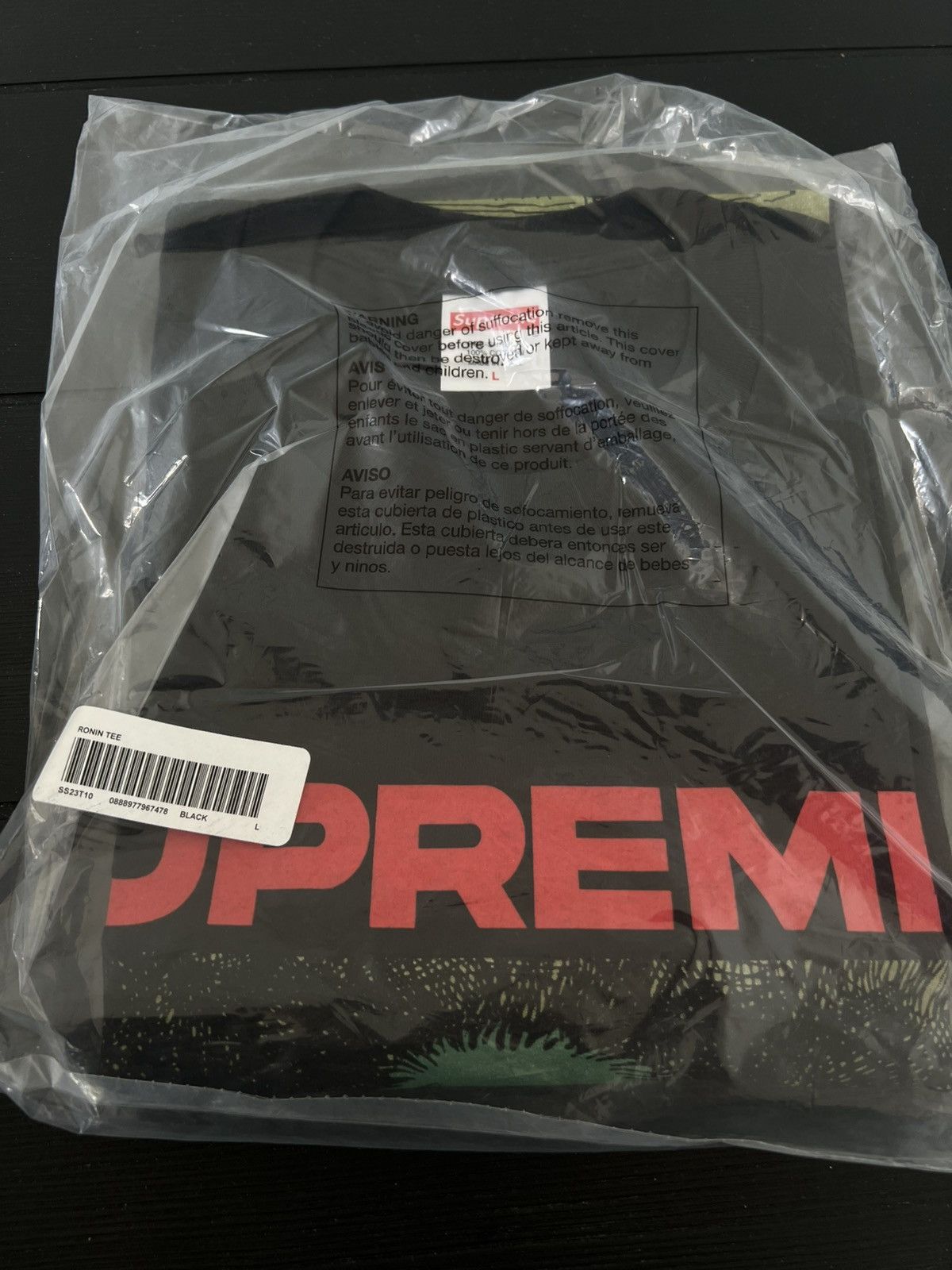 Supreme Supreme Ronin Tee Black Large Size US L / EU 52-54 / 3 - 3 Thumbnail