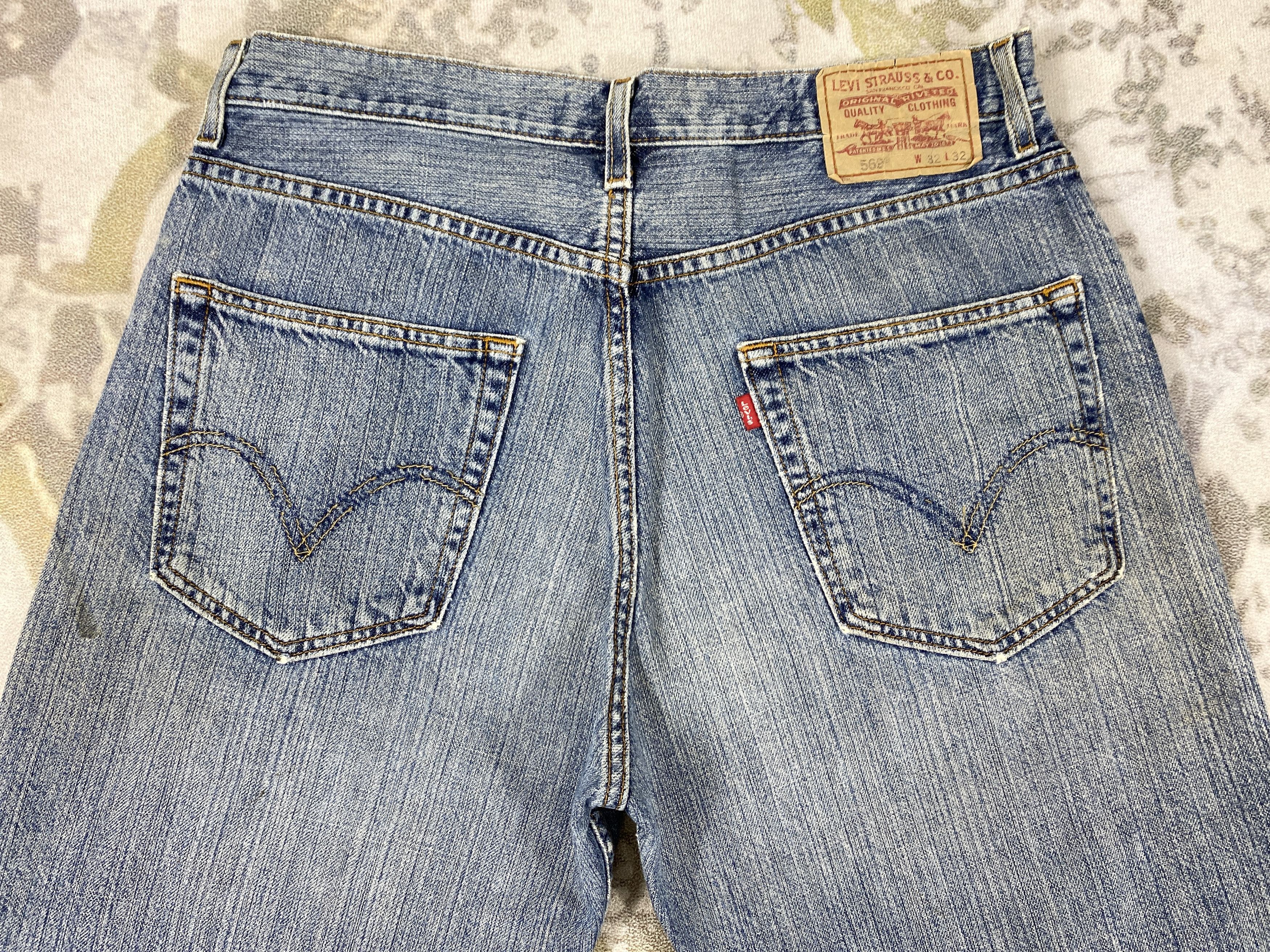 Levi's Indigo Vintage Levi's 569 Loose Straight Denim 34x30.5 JN486 Size US 34 / EU 50 - 4 Thumbnail