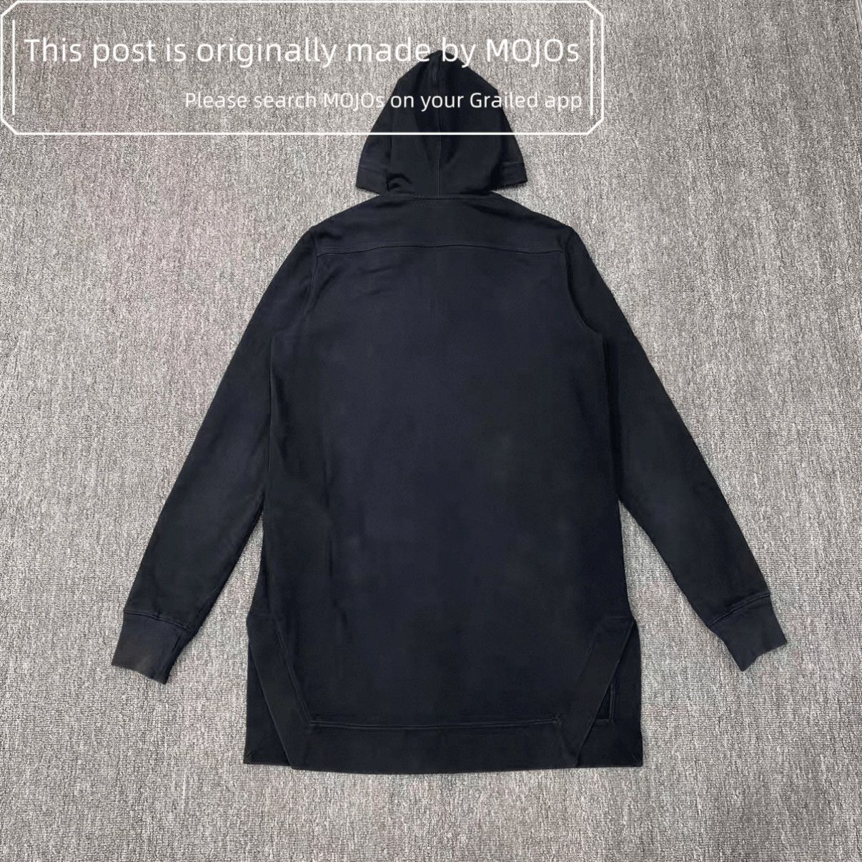 Rick Owens Rick Owens Extra Long Zip-up Hoodie mojos14501029 Size US S / EU 44-46 / 1 - 2 Thumbnail