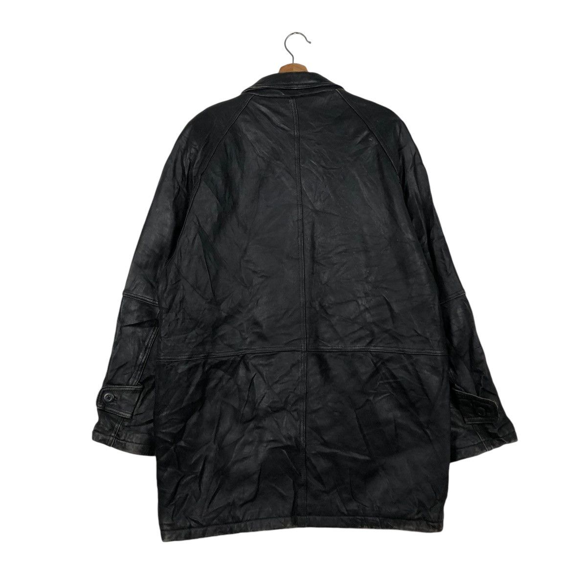 Japanese Brand 🔥VINTAGE LEATHER JACKET MULTI POCKET ROCHI ISSEY MIYAKE Size US L / EU 52-54 / 3 - 10 Thumbnail