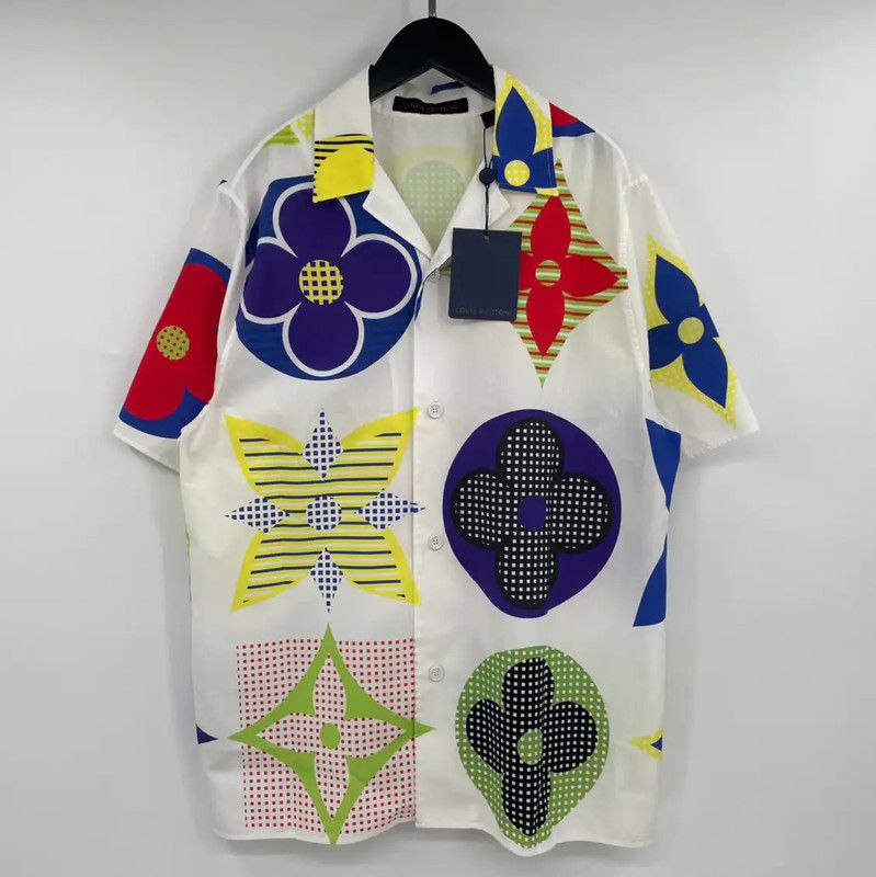 Louis Vuitton Louis Vuitton Colorful Cotton Short Sleeve Shirt 0089 Size US XS / EU 42 / 0 - 1 Thumbnail