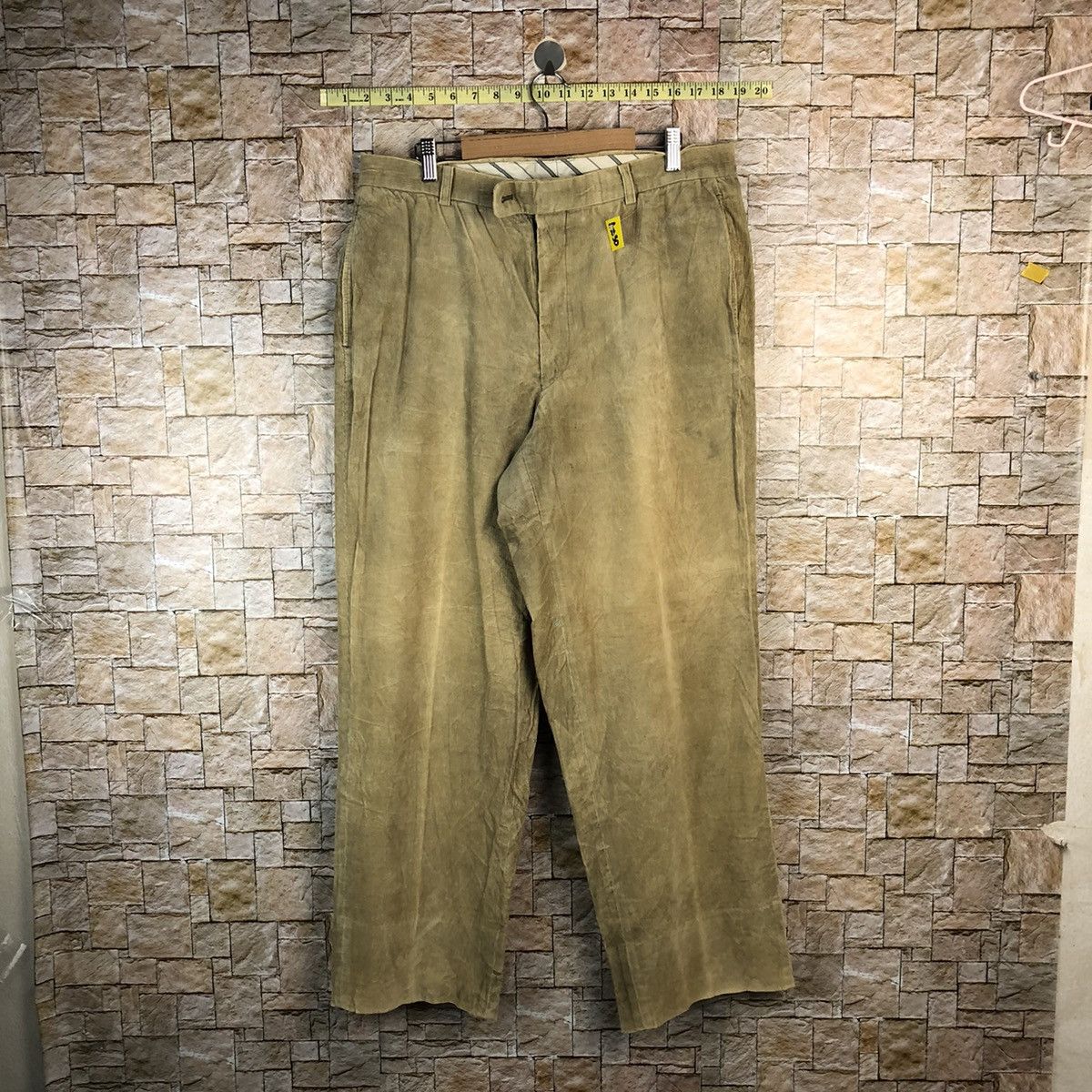 S.I.C Brown Corduroy vintage Pants #A1030