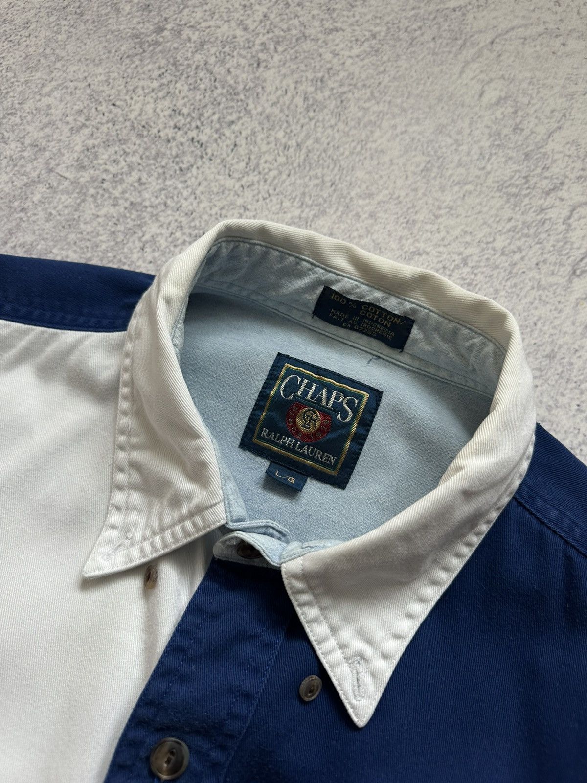 Chaps Ralph Lauren Vtg Chaps Ralph Lauren Yacht Sailing 90s Y2K Button Up Shirt Size US XL / EU 56 / 4 - 8 Thumbnail