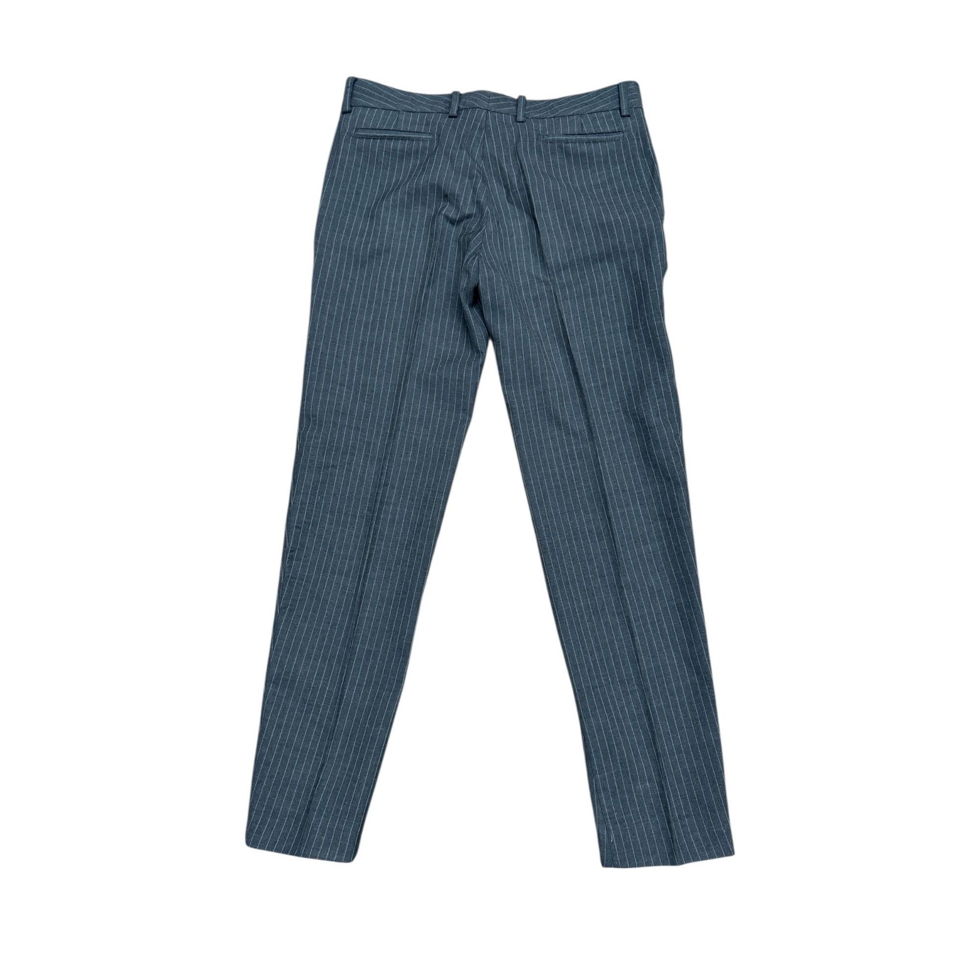 Maison Margiela Archive FW 2003 Grey Pinstripe Wool Trousers Size US 34 / EU 50 - 4 Thumbnail