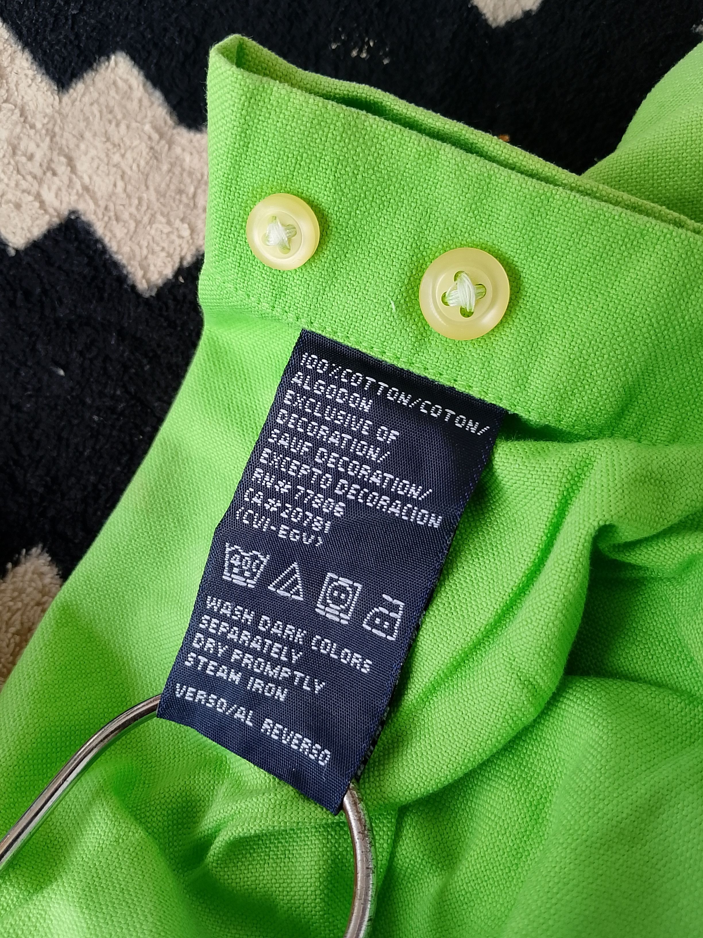 Tommy Hilfiger Vintage Tommy Hilfiger Lime Green Oxford Button Down Shirt Size US M / EU 48-50 / 2 - 6 Thumbnail