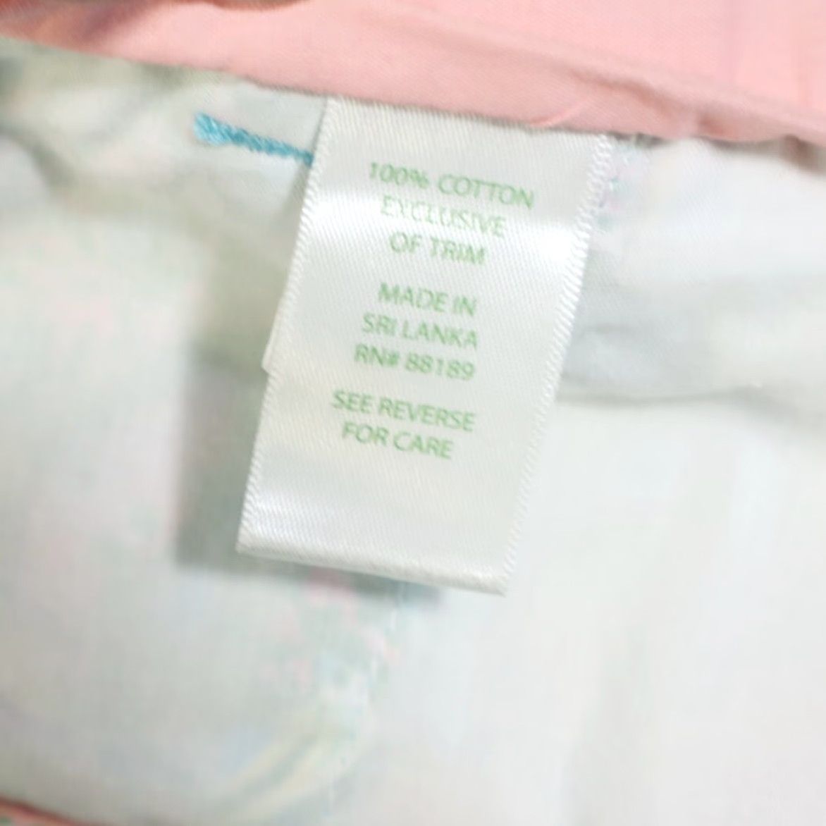 Lilly Pulitzer Lilly Pulitzer Avenue Cotton Twill Chino Shorts Green All Over Print Women's 6 Size 28" / US 6 / IT 42 - 6 Thumbnail