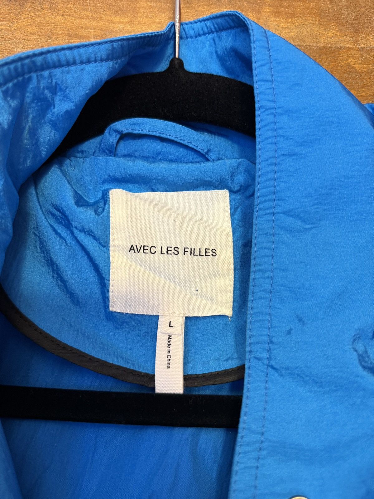AVEC LES FILLES Avec Les Filles Oversized Nylon Rain Anorak Jacket Coat Lge Size L / US 10 / IT 46 - 6 Thumbnail