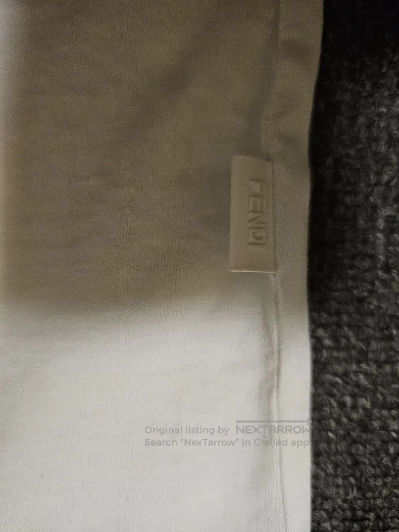 Fendi Fendi White Short Sleeve Logo T. Size US S / EU 44-46 / 1 - 4 Thumbnail