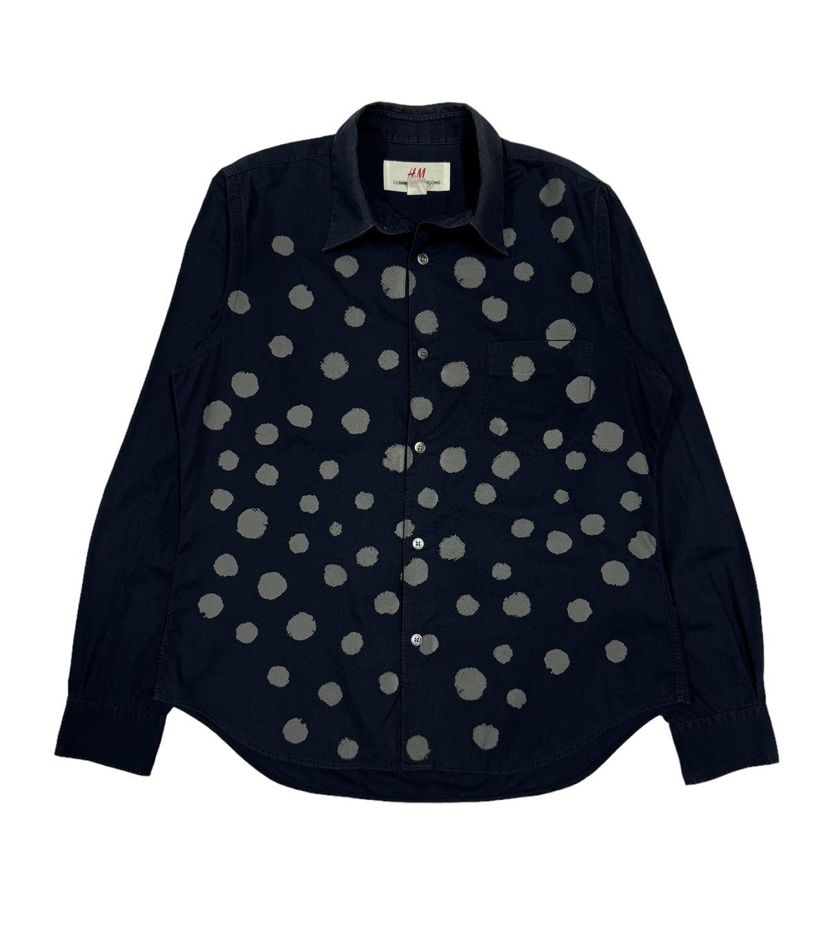 Comme des Garcons H&m X Comme Des Garcons Button Ups Polkadot Size US M / EU 48-50 / 2 - 1 Thumbnail