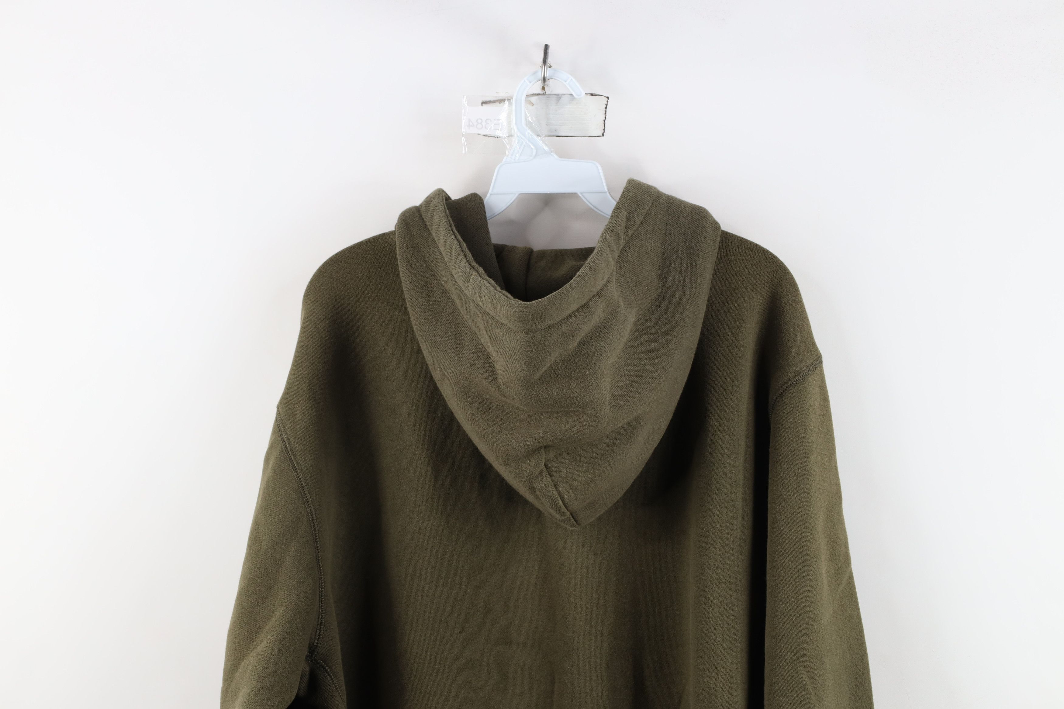 Eddie Bauer Vintage Eddie Bauer Script Heavyweight Hoodie Green Size US L / EU 52-54 / 3 - 14 Thumbnail
