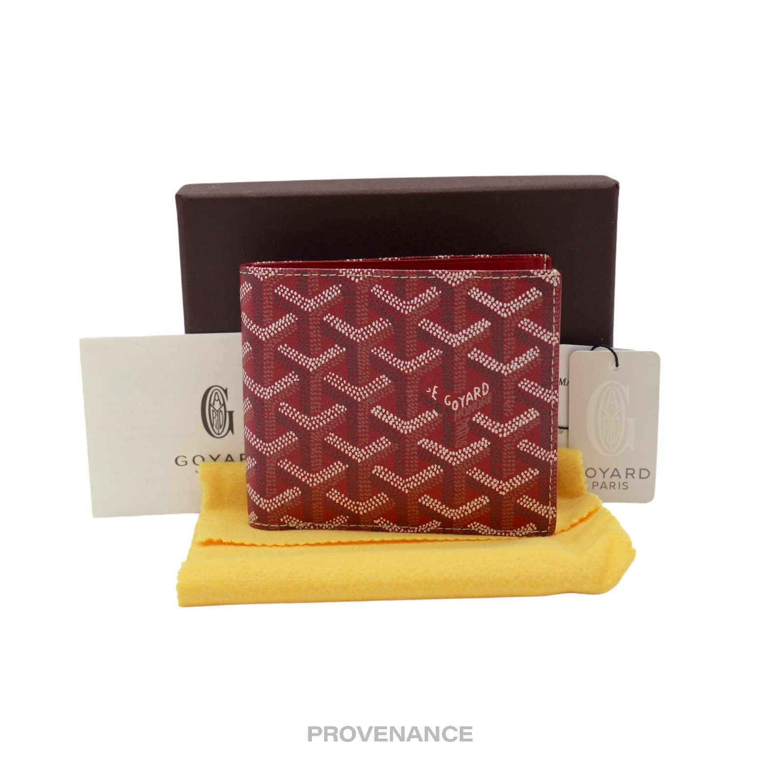 image of Goyard St. Florentin Wallet - Red Goyardine, Men's