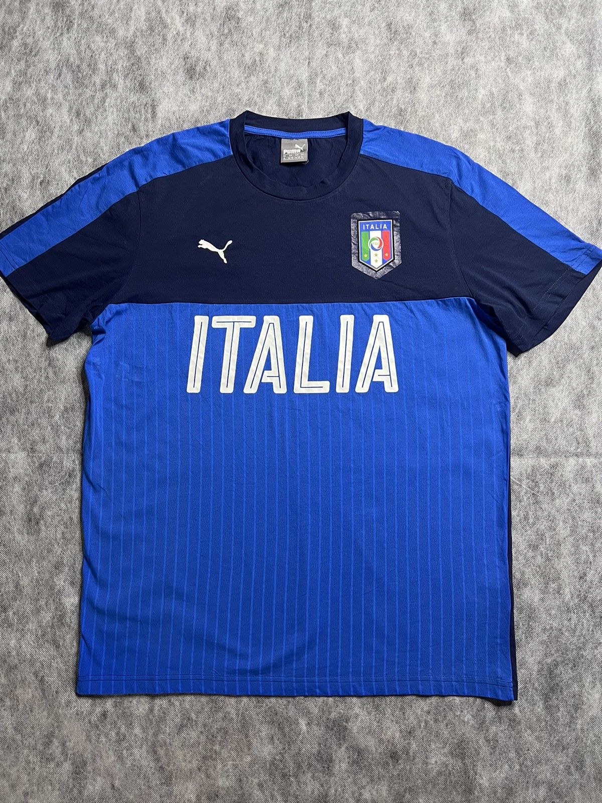 Puma Vintage Puma Itallia T-Shirt Size US XL / EU 56 / 4 - 1 Thumbnail
